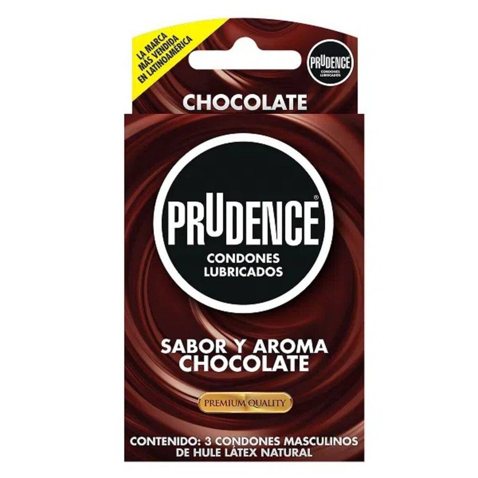 Preservativos Prudence Chocolate 3 piezas