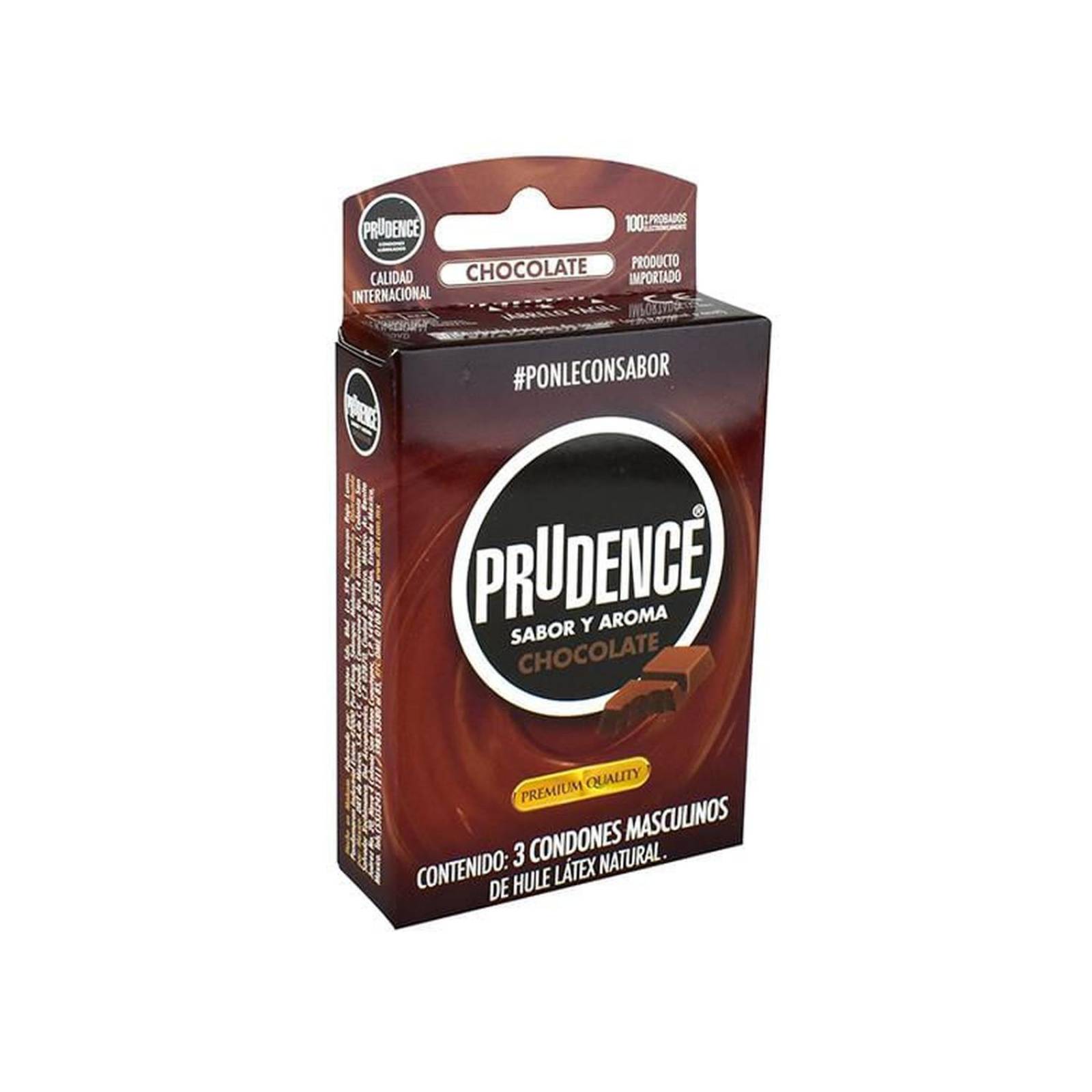 Preservativos Prudence Chocolate 3 piezas