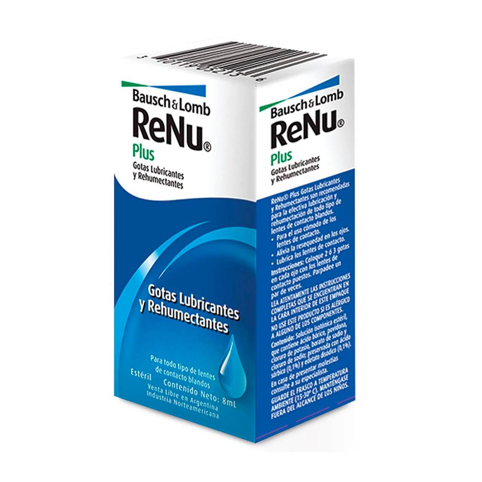 Gotas Renu Plus Lubricantes y Rehumectantes 8 ml