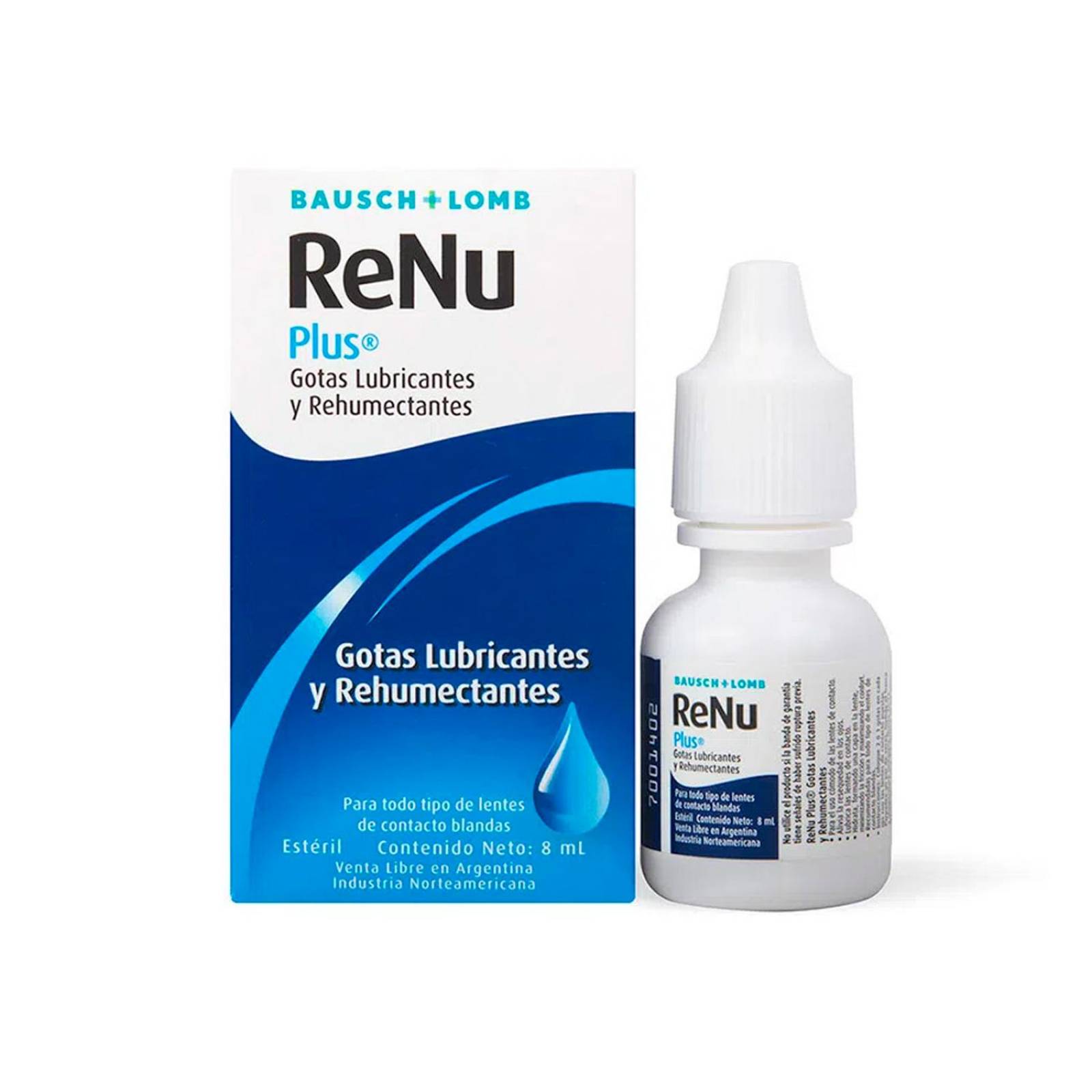 Gotas Renu Plus Lubricantes y Rehumectantes 8 ml