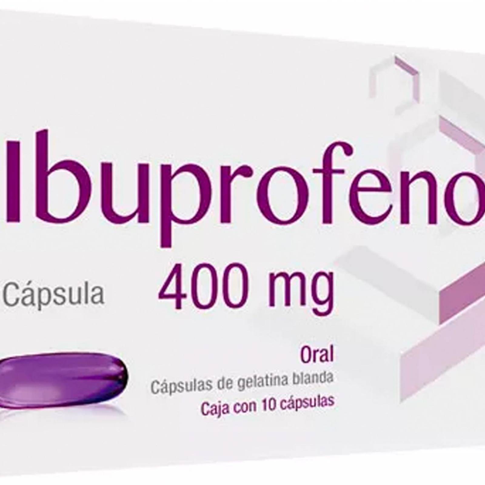 Ibuprofeno QyF 10 Tabletas de 400 mg 