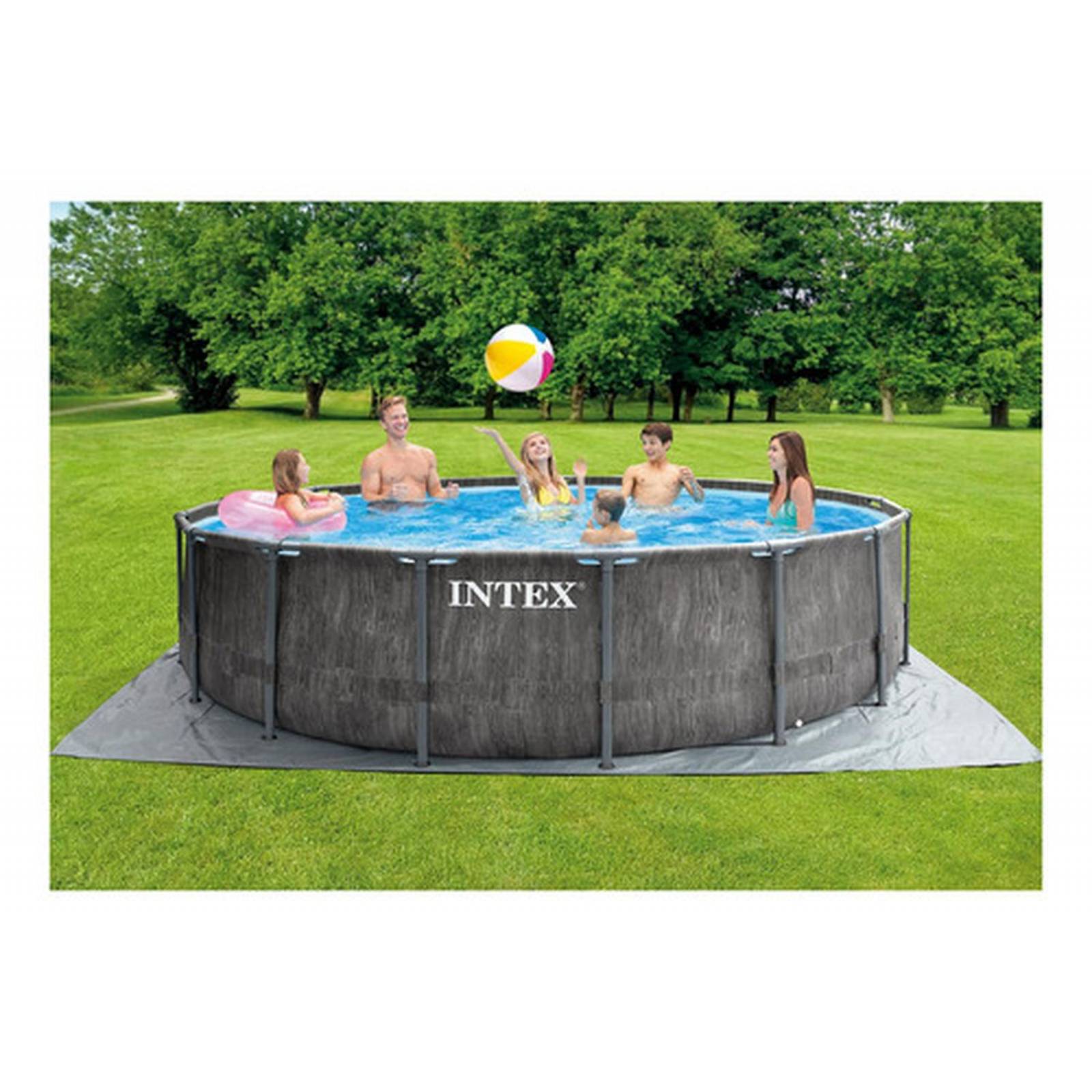 Piscina Intex Redonda Gris 457 x 107 cm 900003