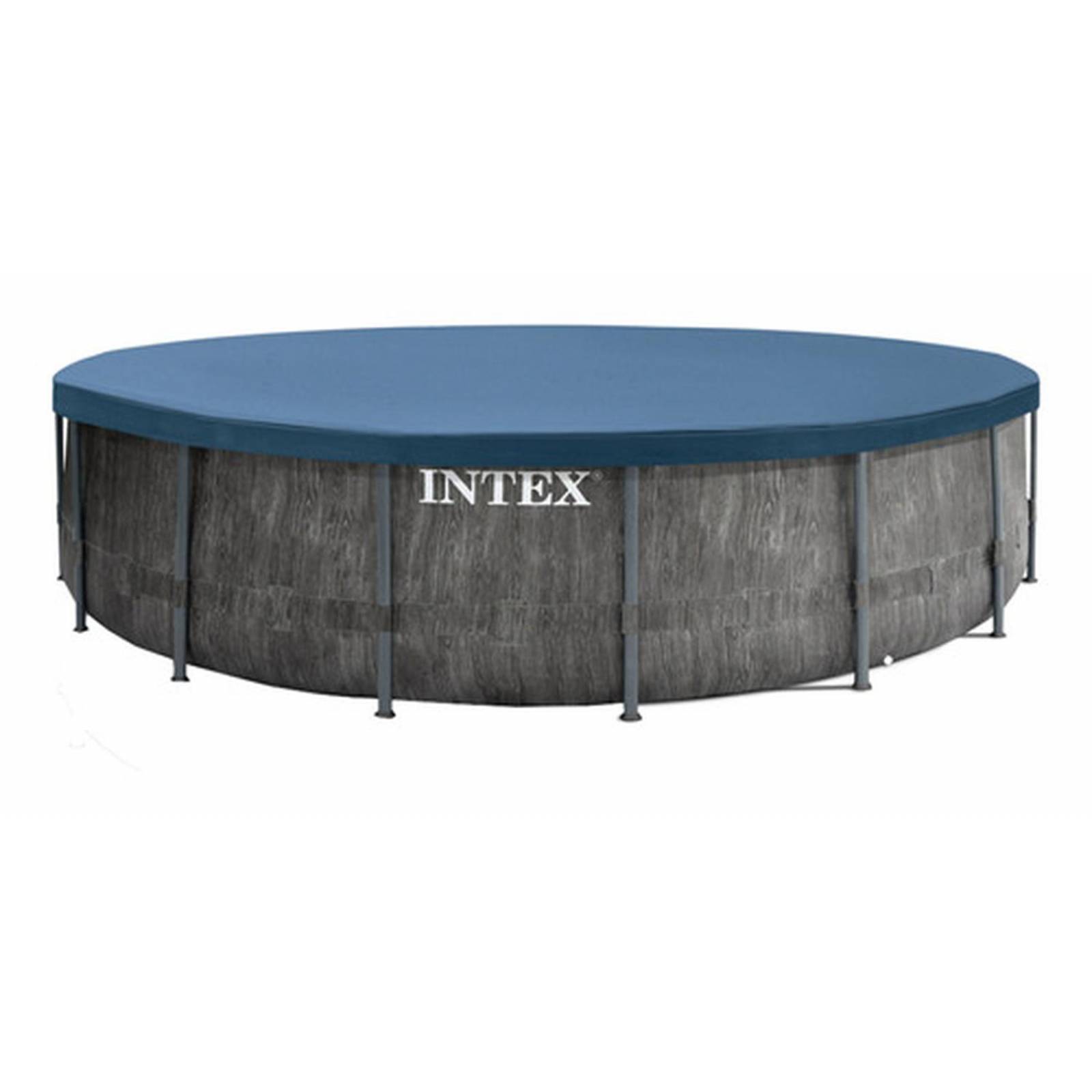 Alberca redonda Gris estructural Intext Diseño Greywood 