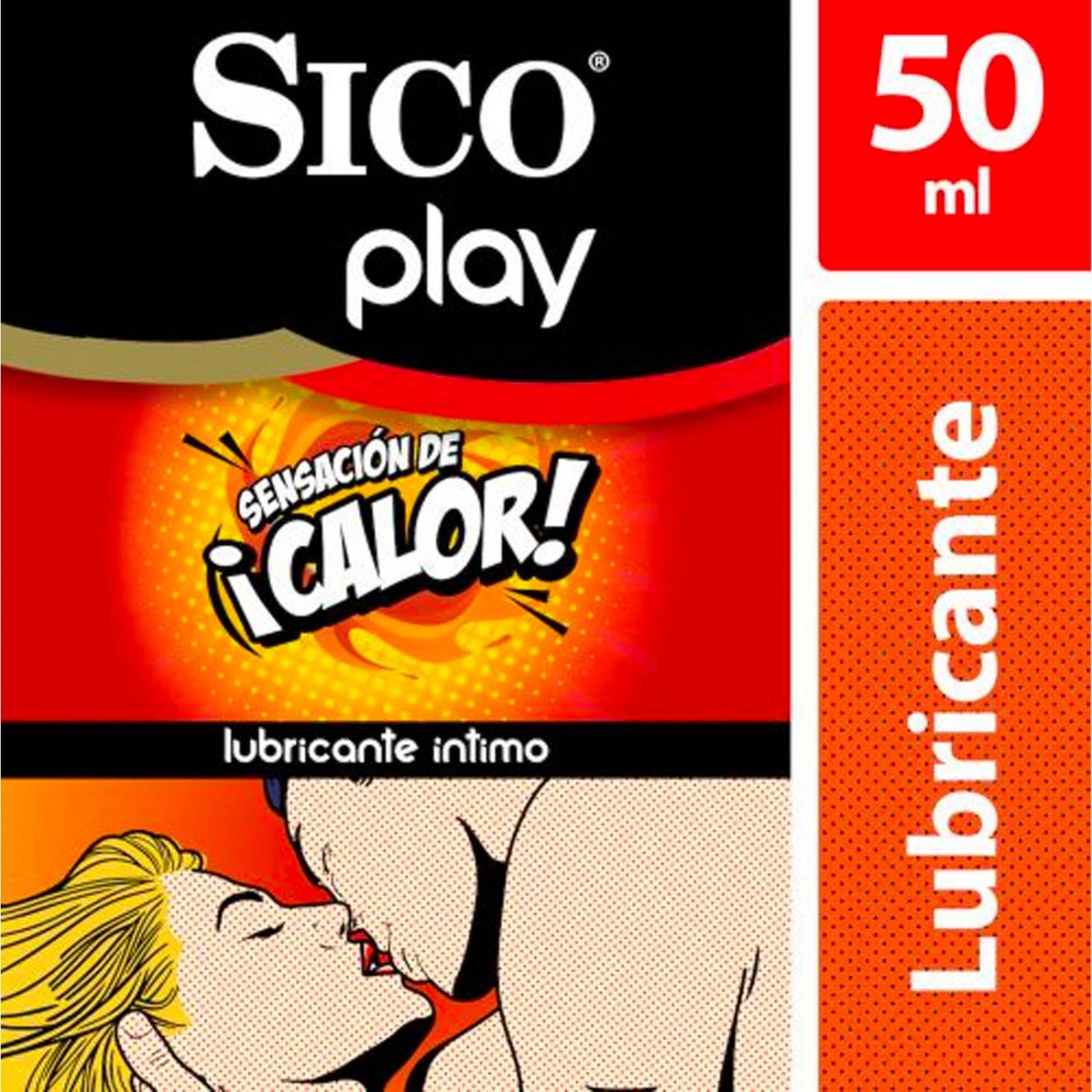 Lubricante Íntimo Sico Play Sensación de Calor 50 ml