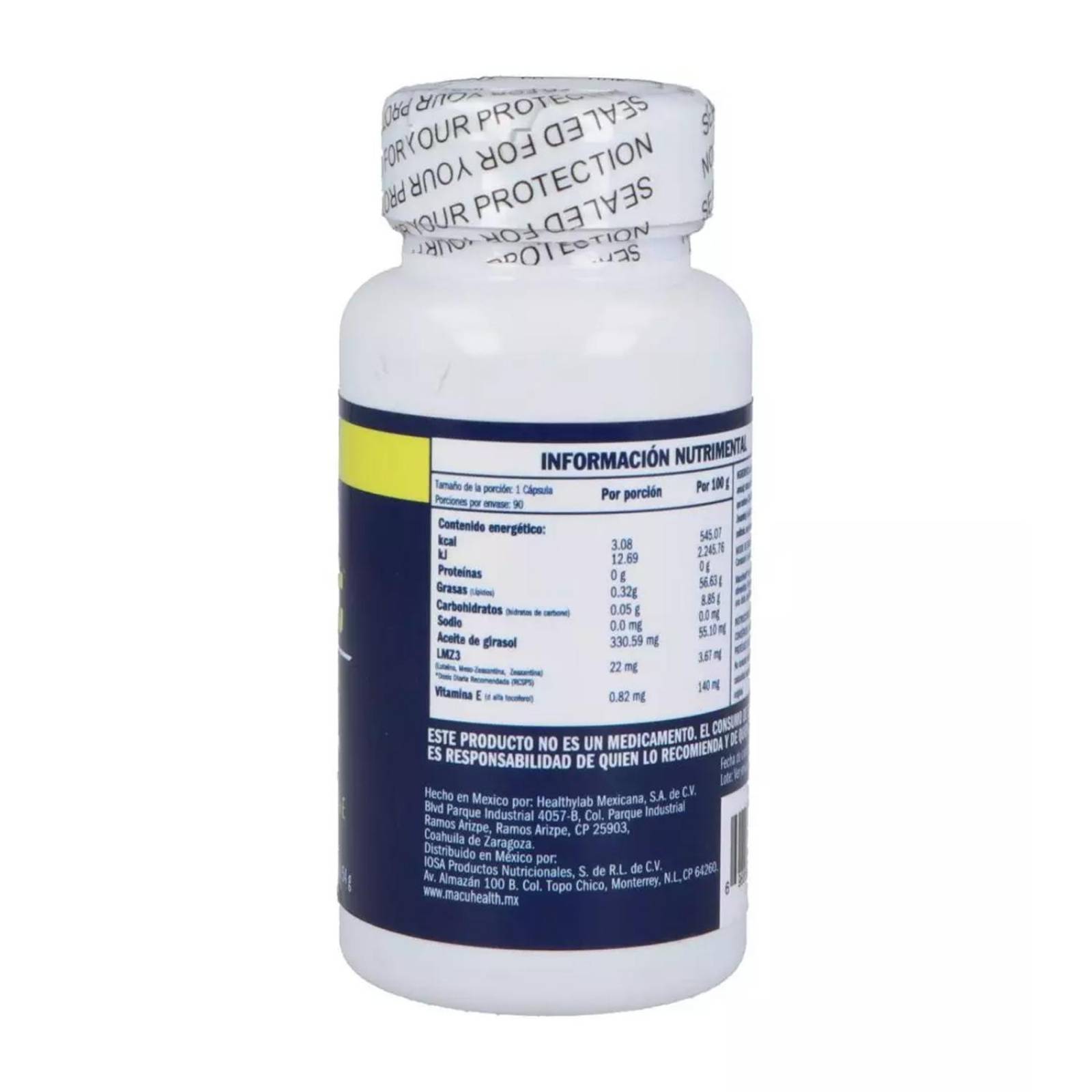 Suplemento Alimenticio Macuhealt 90 cápsulas