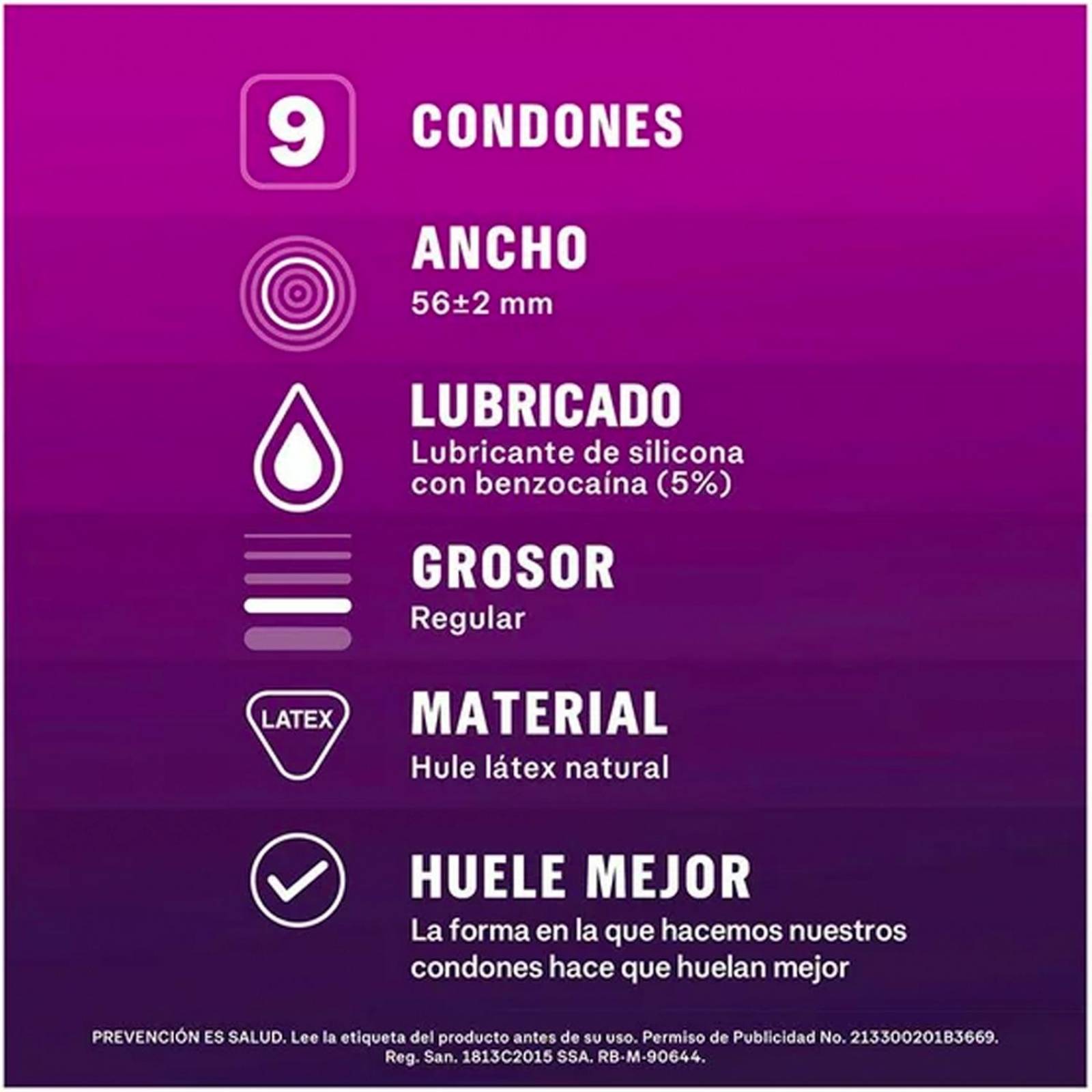 Preservativos Sico Clímax Mutuo 9 piezas