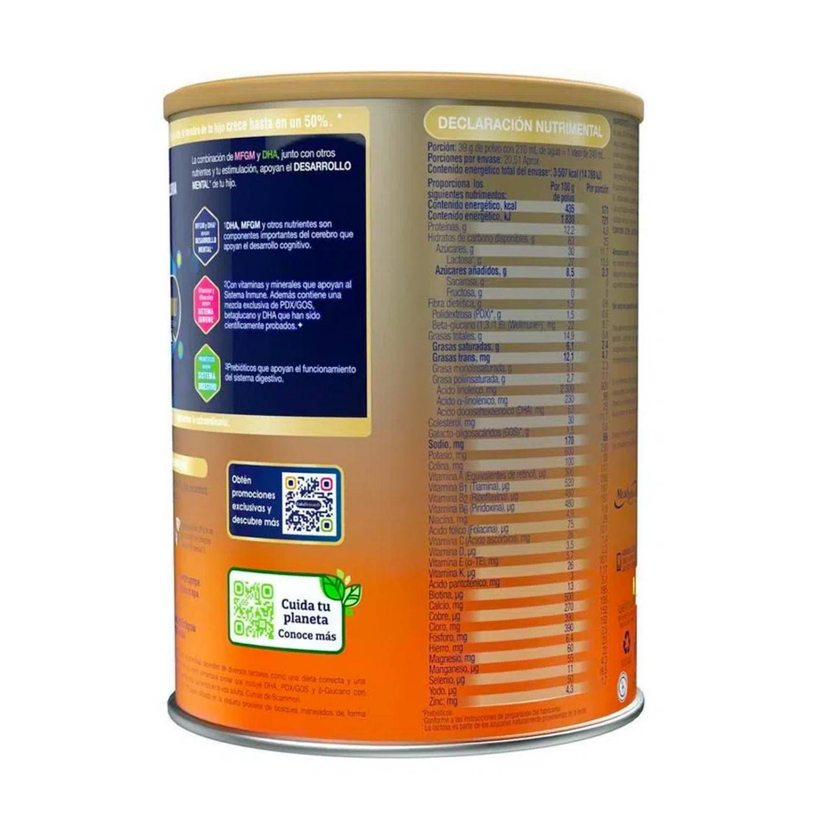 Fórmula Infantil Enfagrow Premium Promental Etapa 3 800 gr 