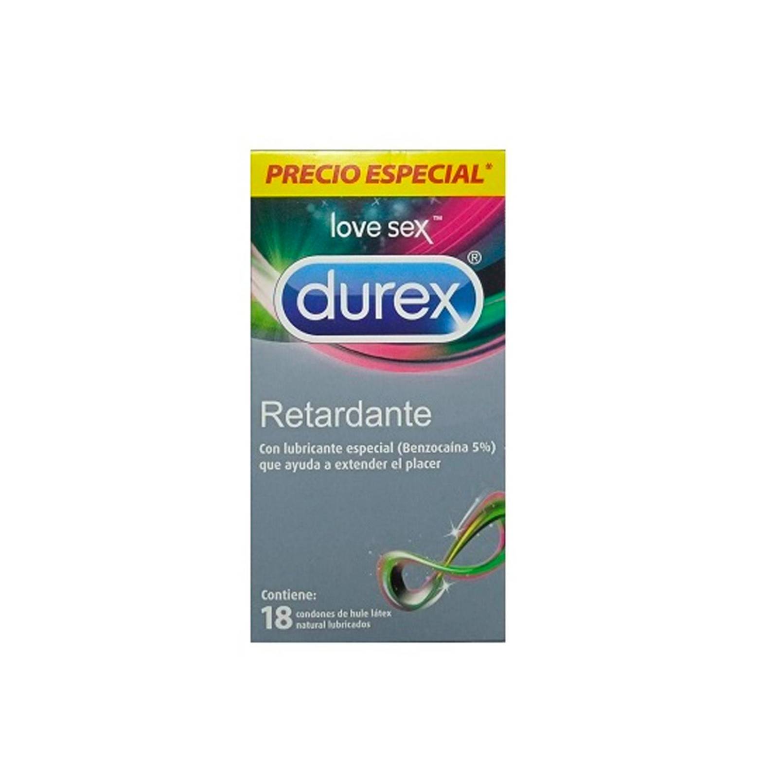 Condones Durex Love Sex Retardante 18 piezas