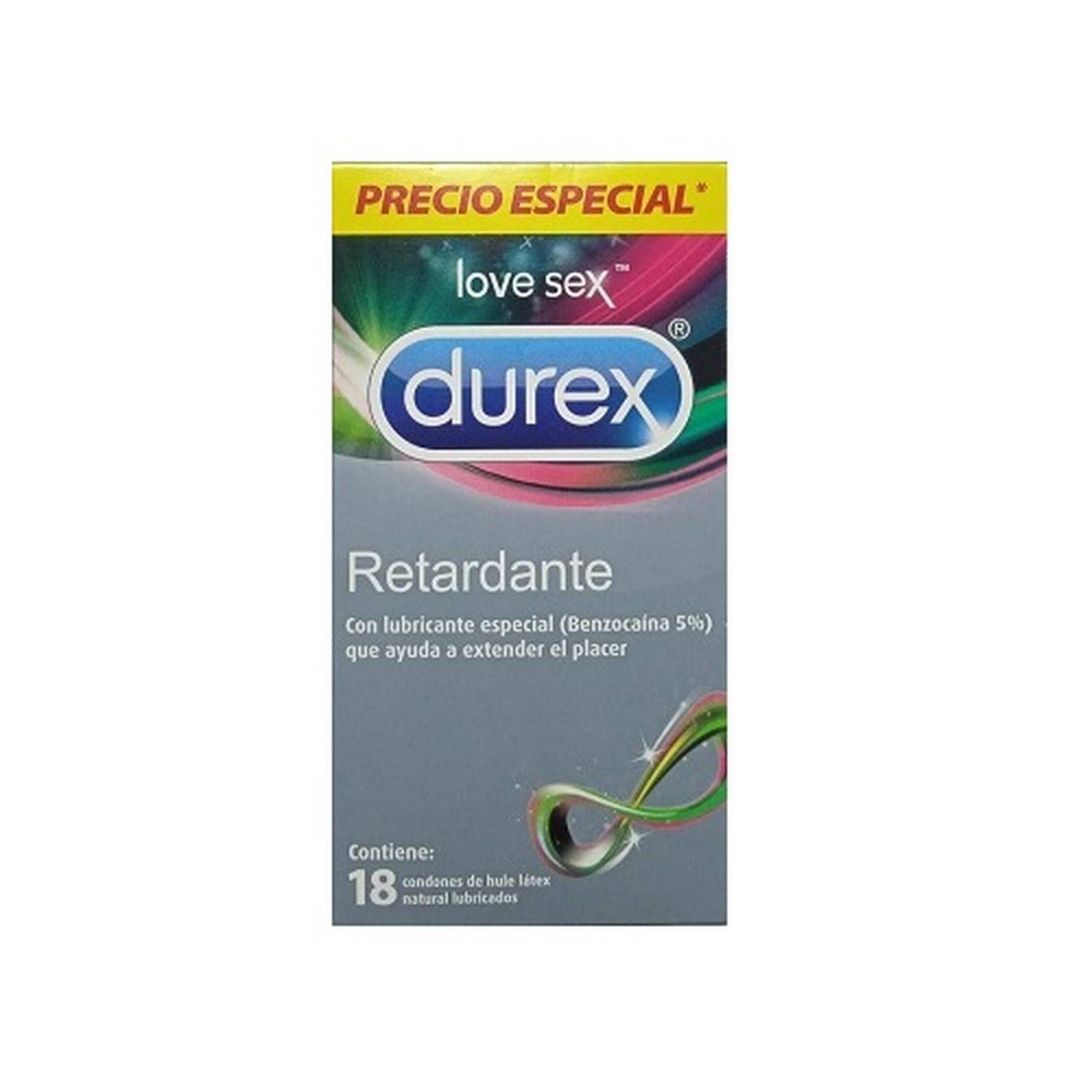 Condones Durex Love Sex Retardante 18 piezas