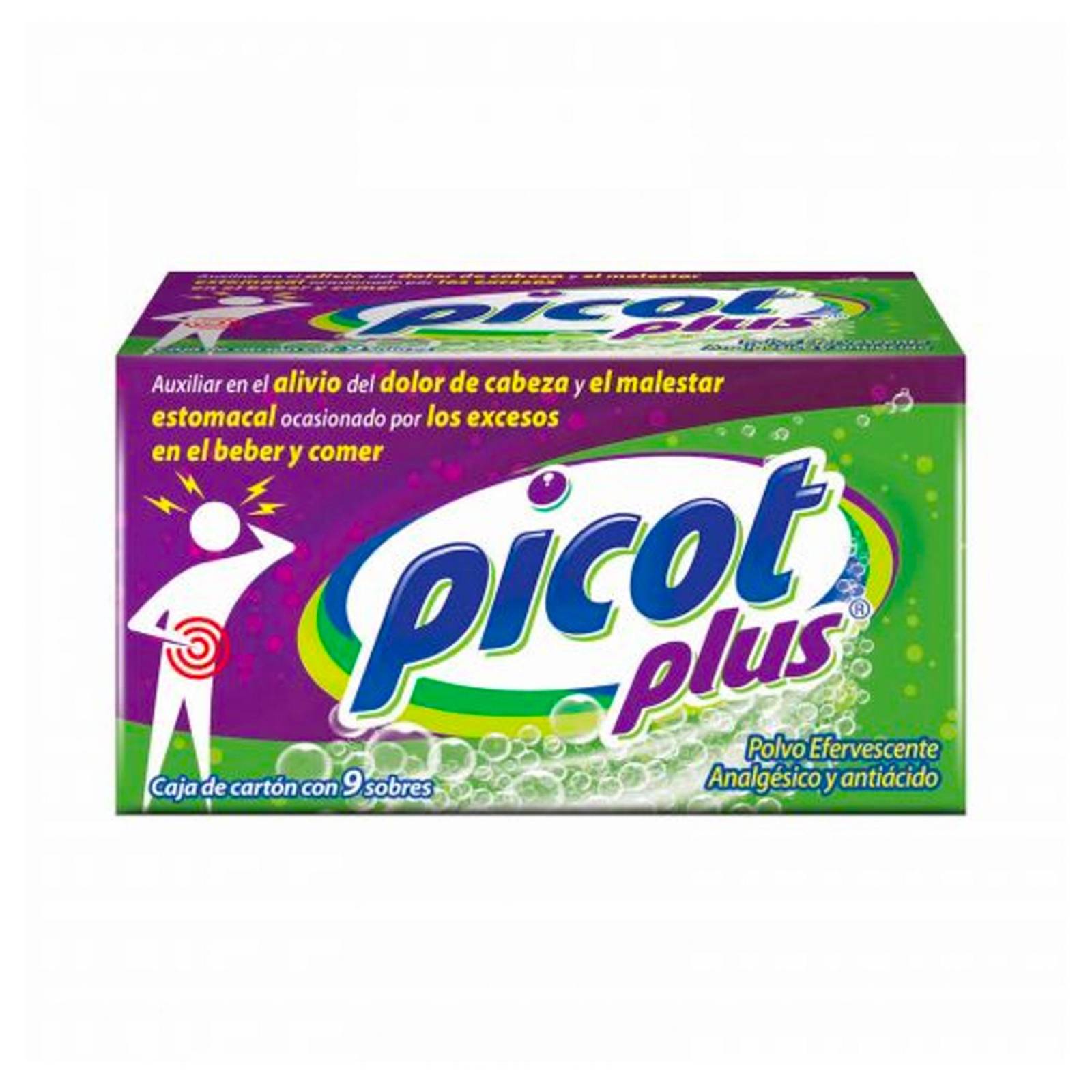 Sal de Uvas Picot Plus Analgésico y Antiácido 9 sobres 