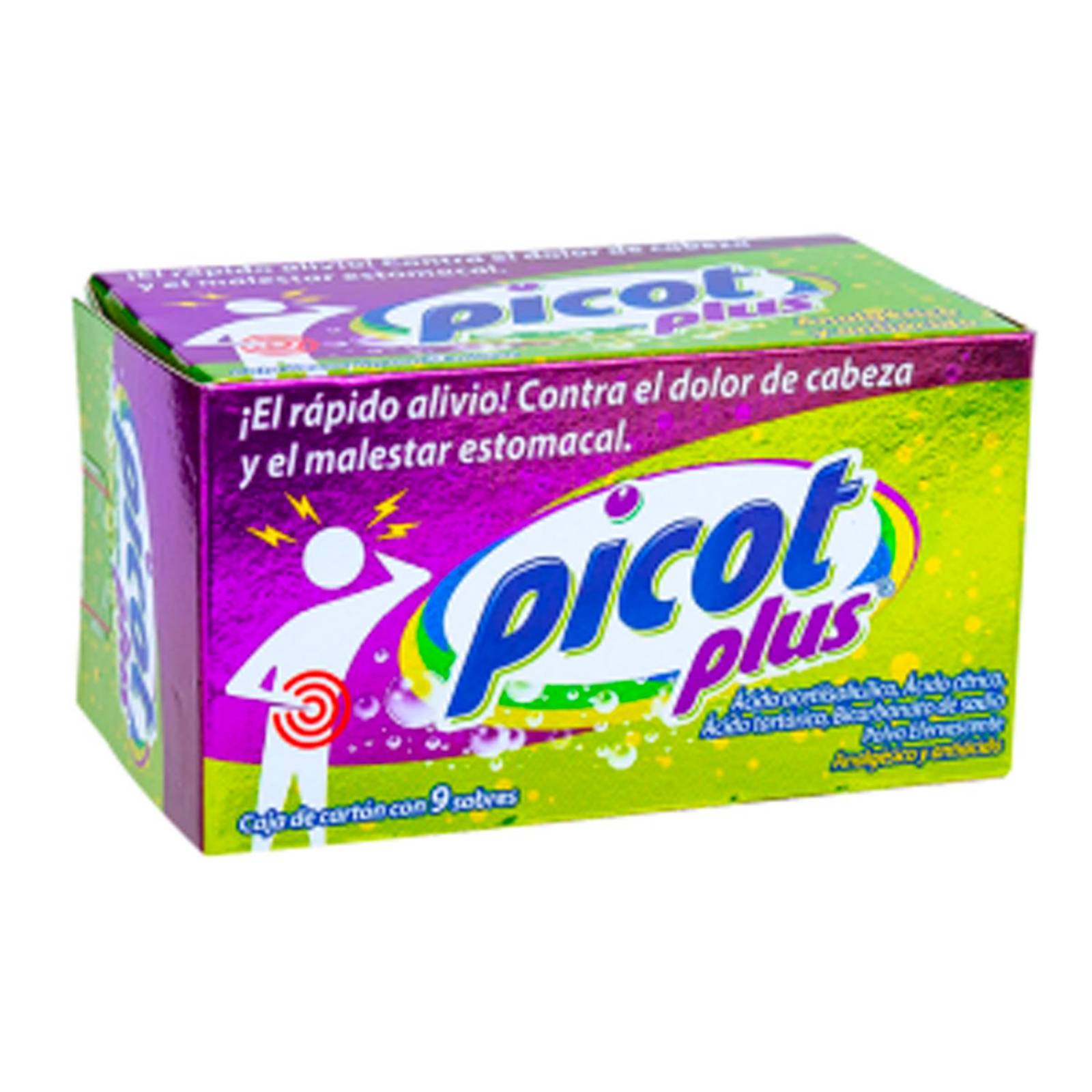 Sal de Uvas Picot Plus Analgésico y Antiácido 9 sobres 