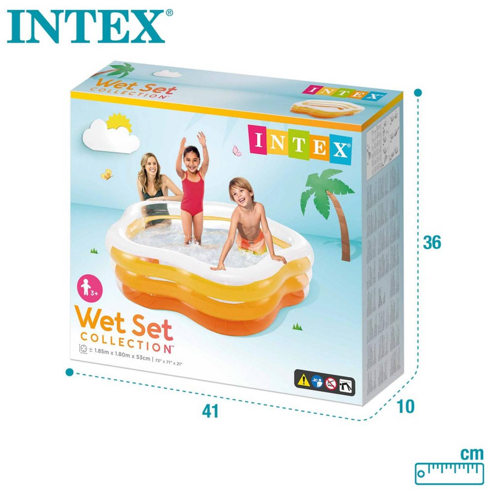 Alberca Inflable Transparente de Estrella Intex 56495