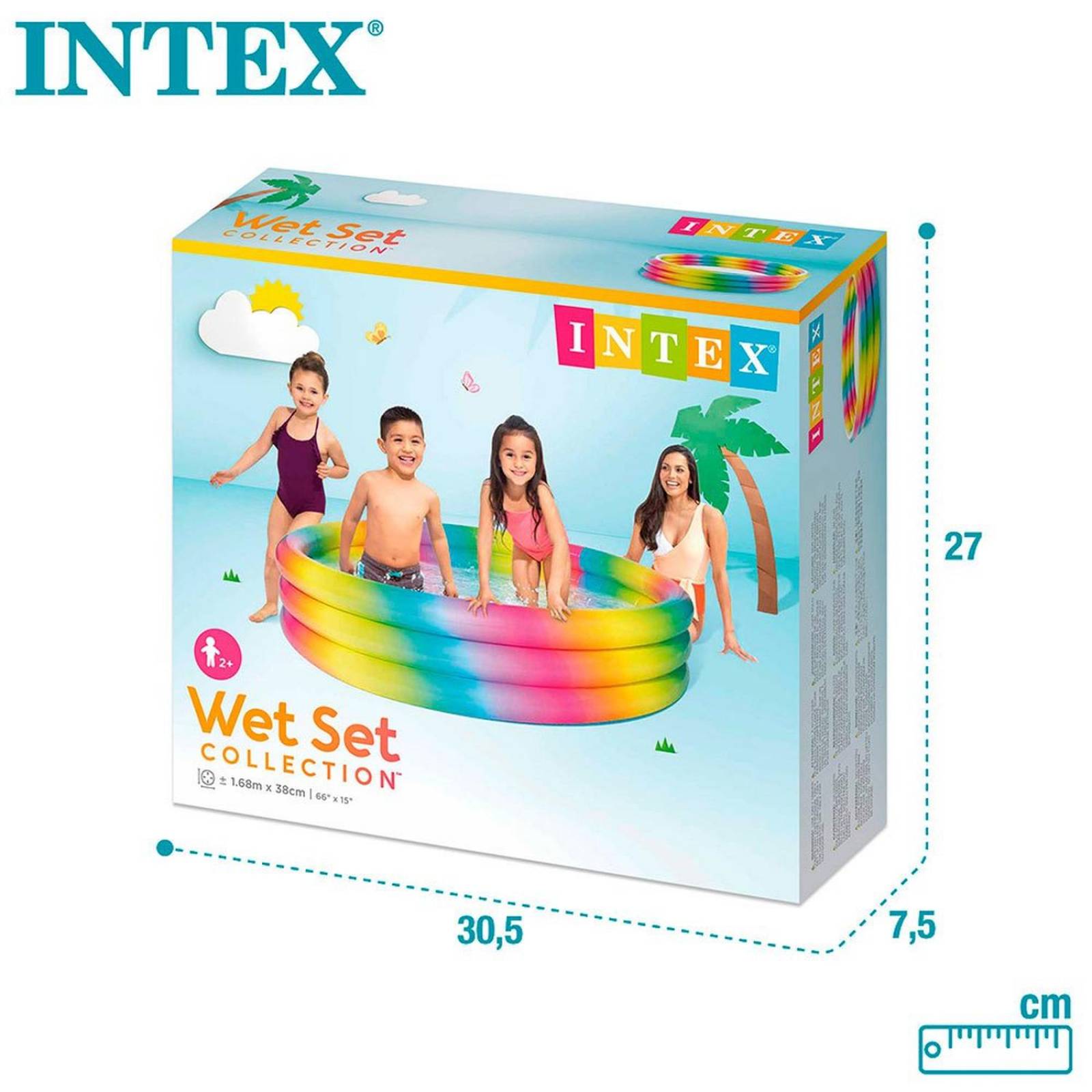 Alberca Inflable Caramelo para Niños Intex 58439 
