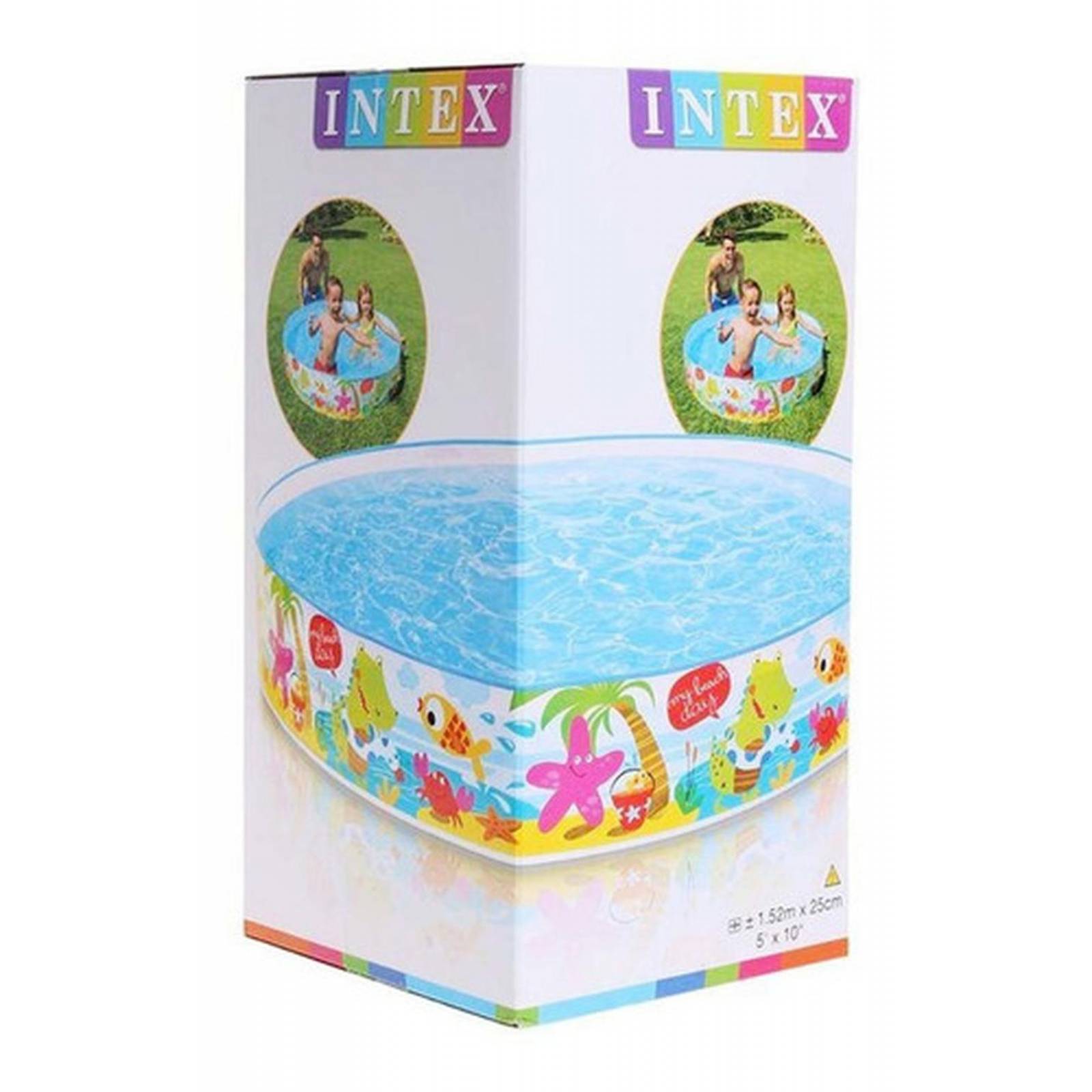 Alberca Rígida Para Niños Diseño Playa Intex 58477
