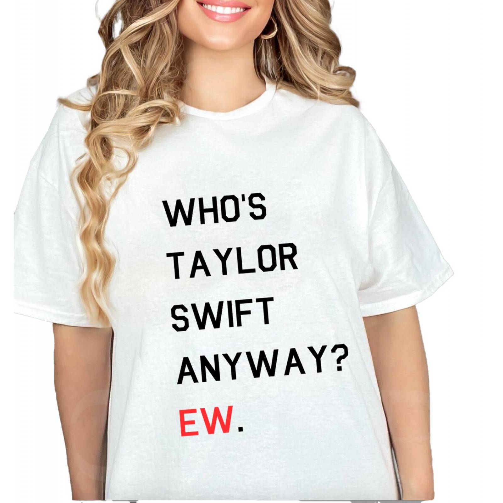 Playera Oversized Taylor Swift Whos Taylor The Eras Tour 