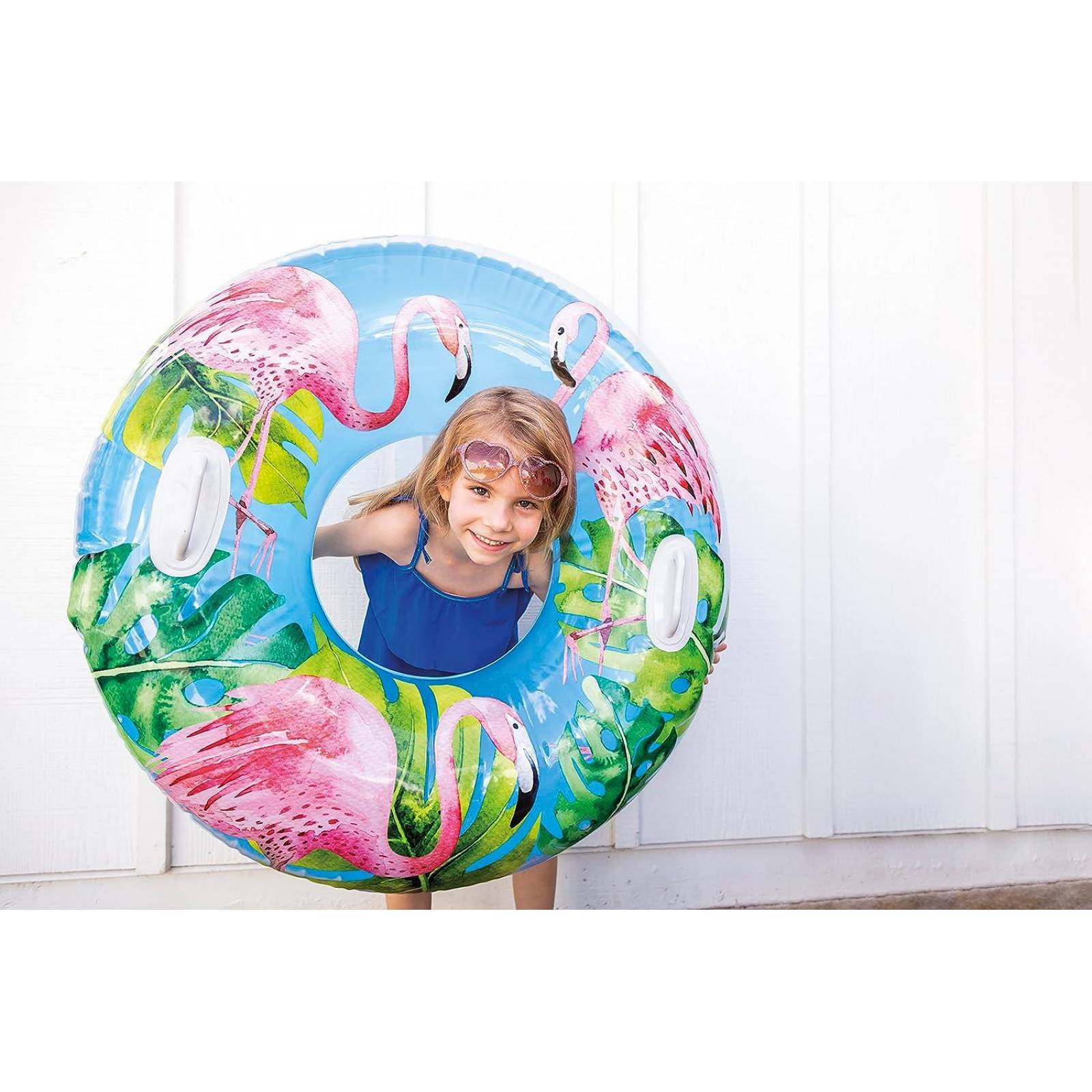 Salvavidas Aro Diseño Tropical Intex 58263 Azul 97cm x 97cm