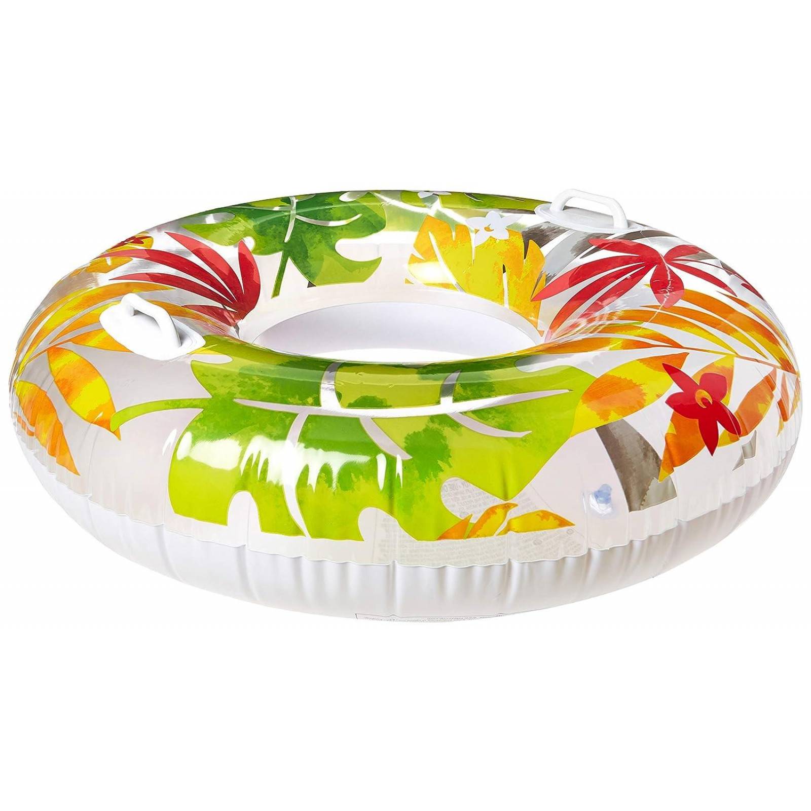 Salvavidas Aro Diseño Tropical Intex 58263 Verde 97cm x 97cm