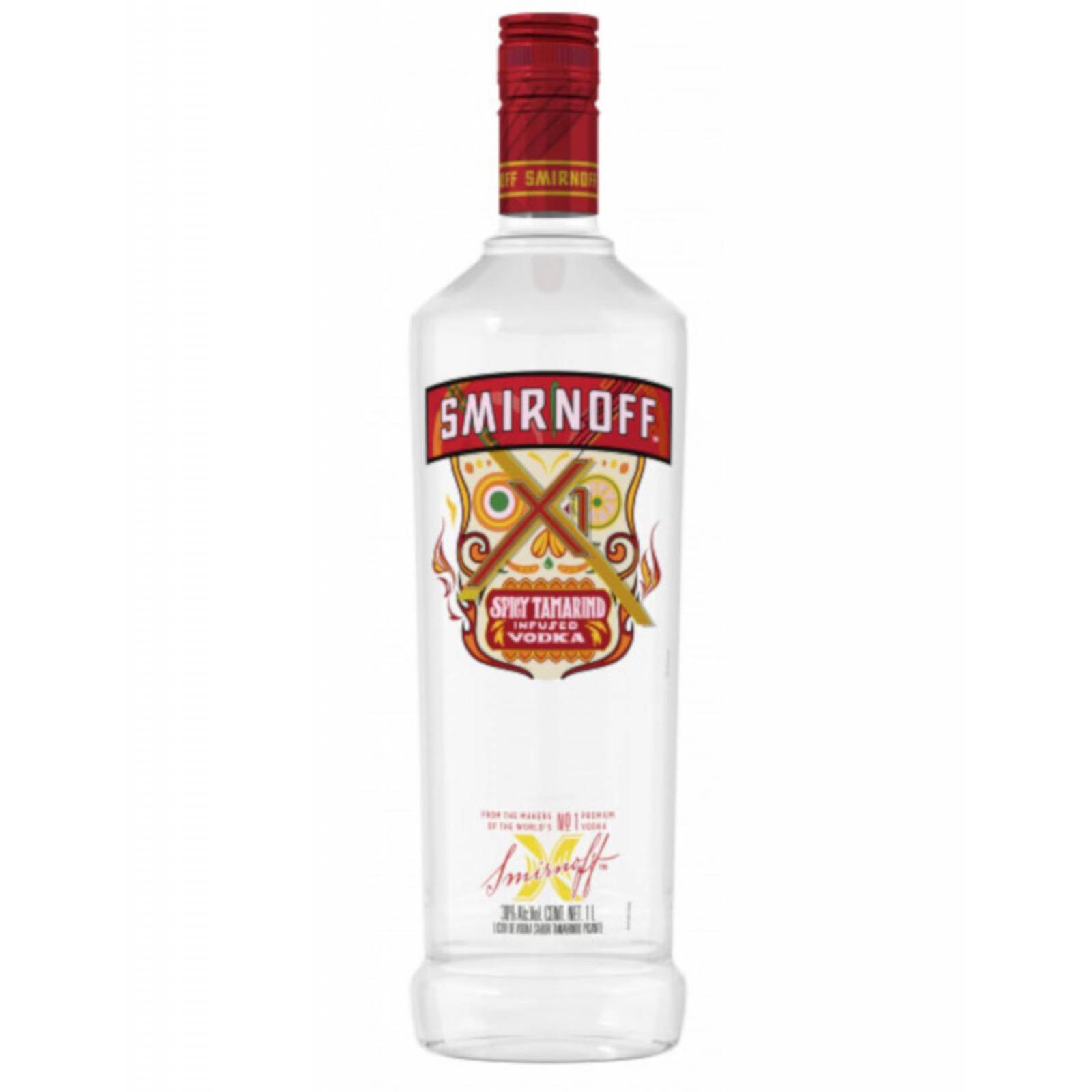 Paquete de 3 Vodka Smirnoff Tamarindo 1 L 