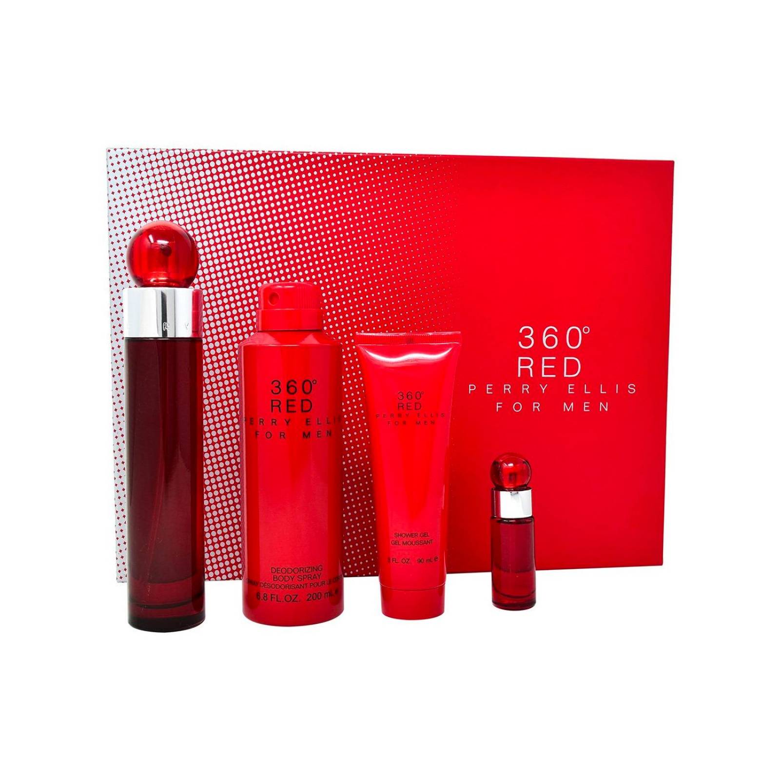 Set 360 Red de Perry Ellis 4 piezas EDT