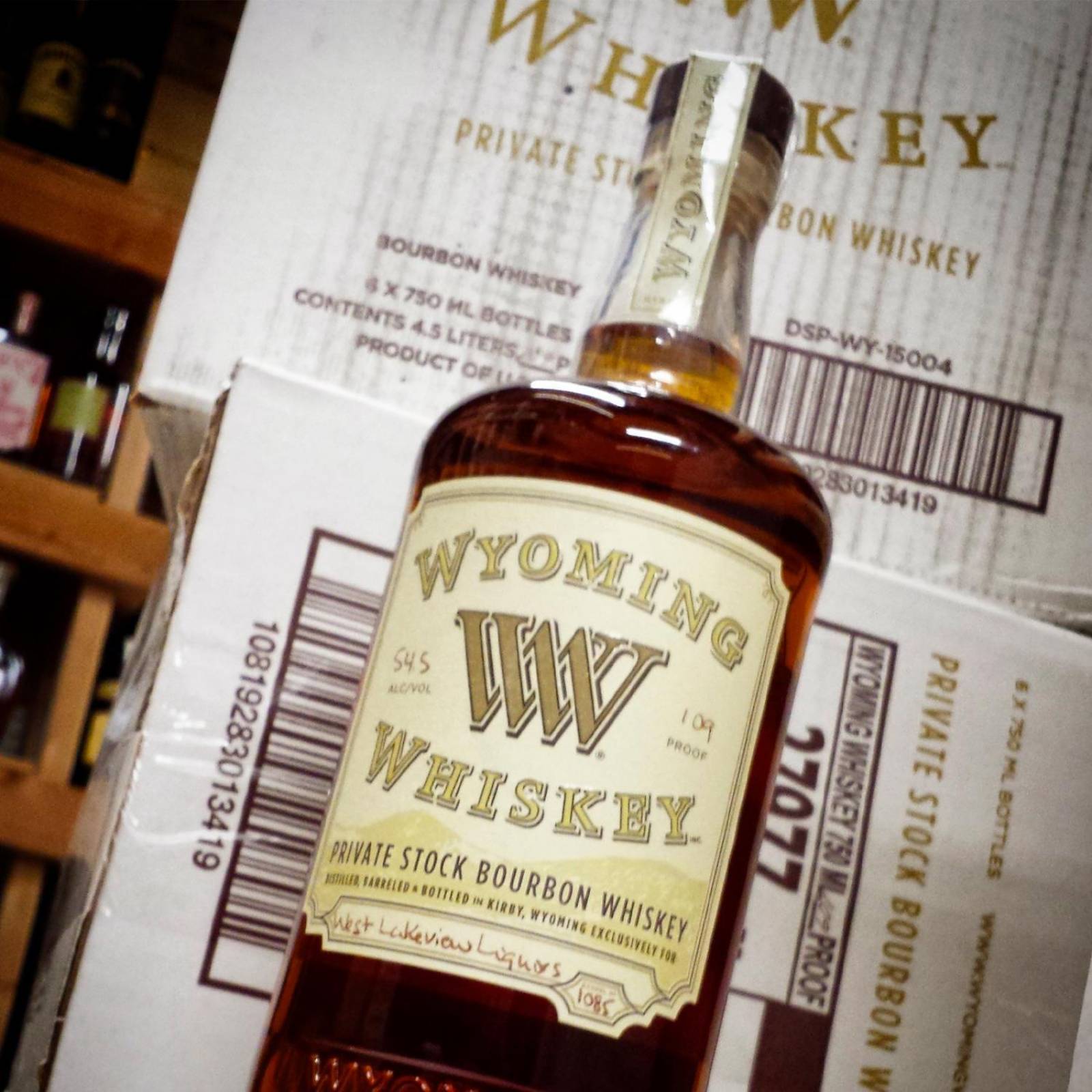 Pack de 4 Whisky Wyoming Private Stock 750 ml