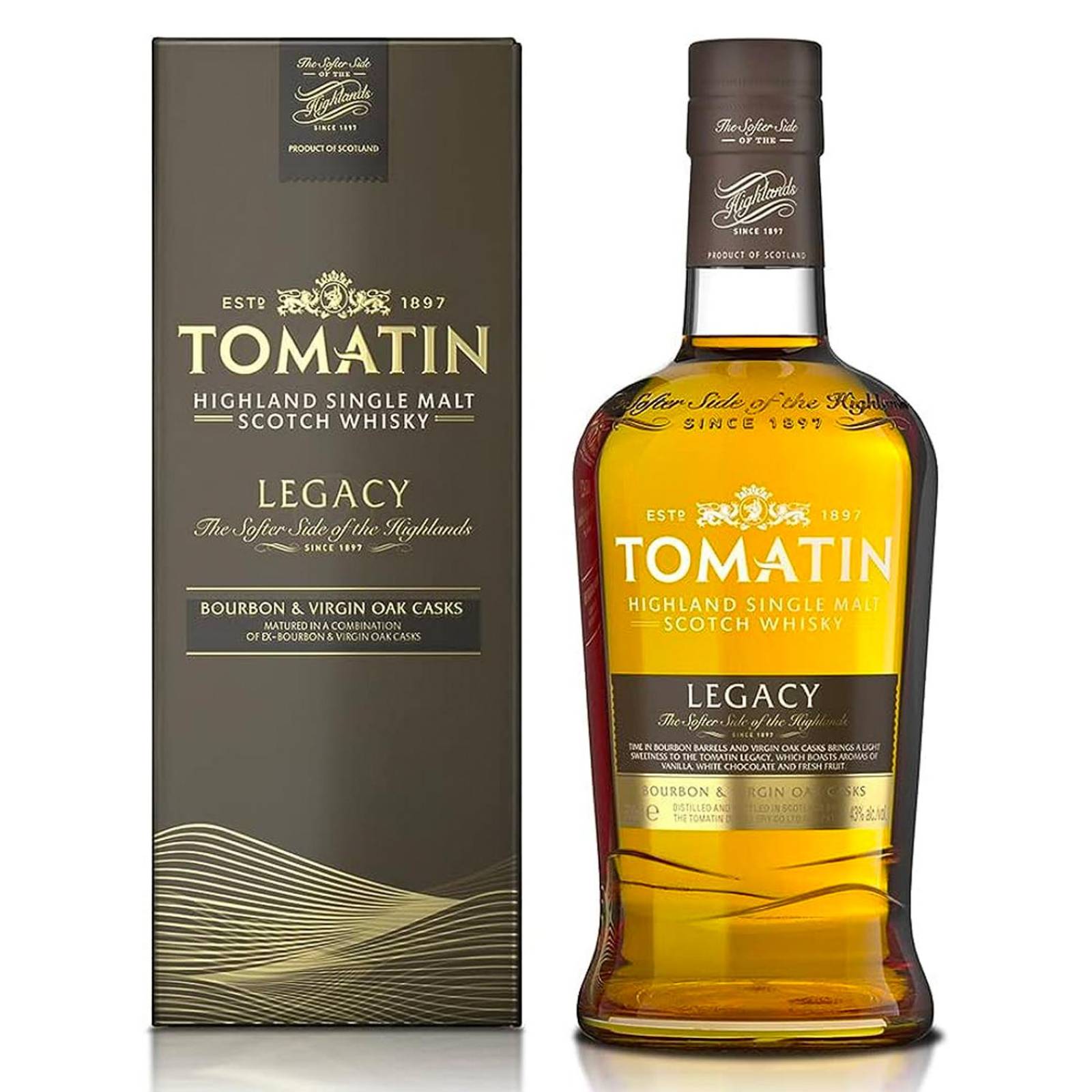Pack de 4 Whisky Tomatin Legacy 700 ml 