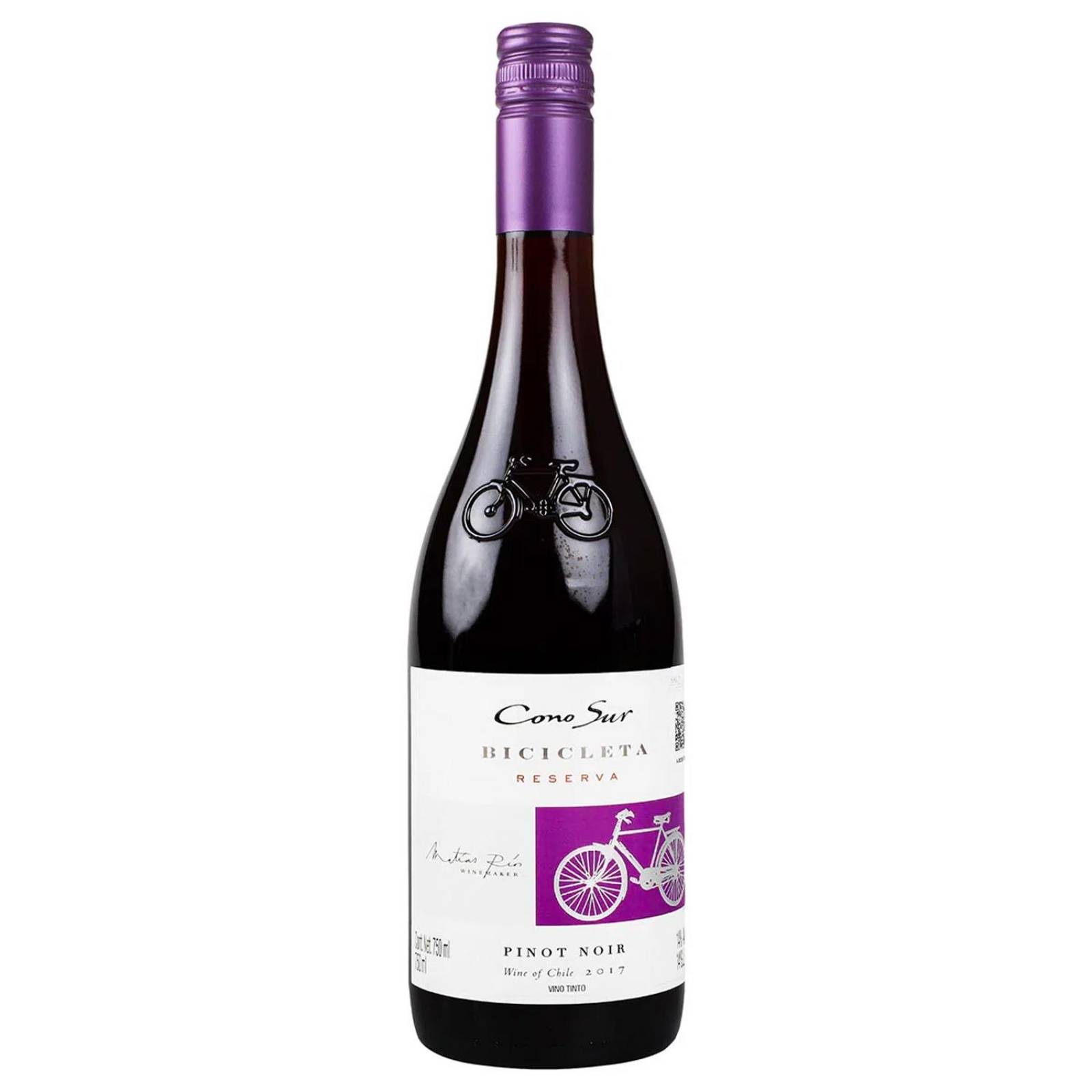 Pack de 6 Vino Tinto Cono Sur Bicicleta Pinot Noir 750 ml