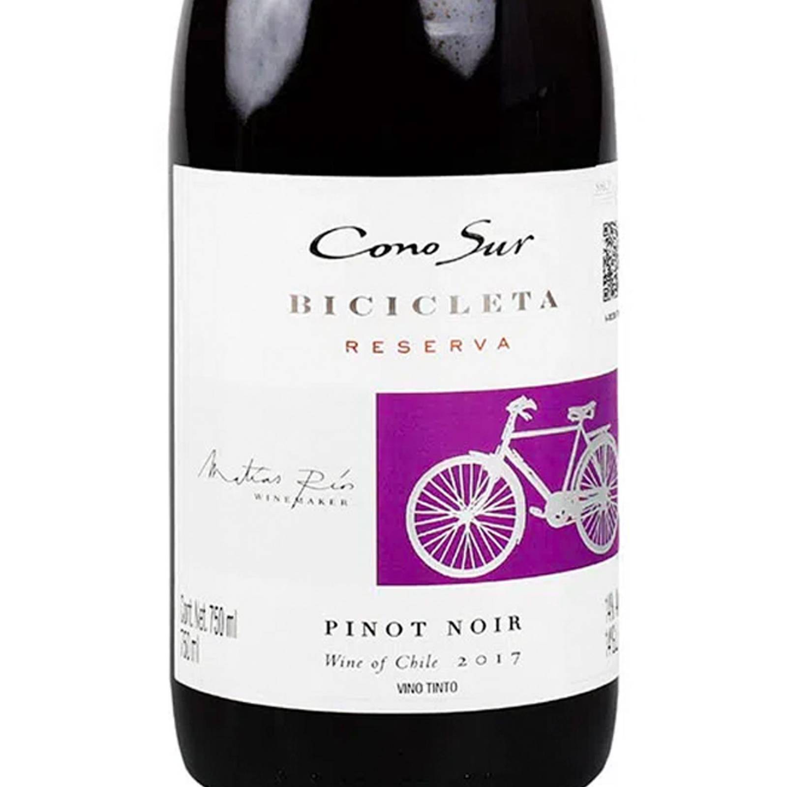 Pack de 6 Vino Tinto Cono Sur Bicicleta Pinot Noir 750 ml