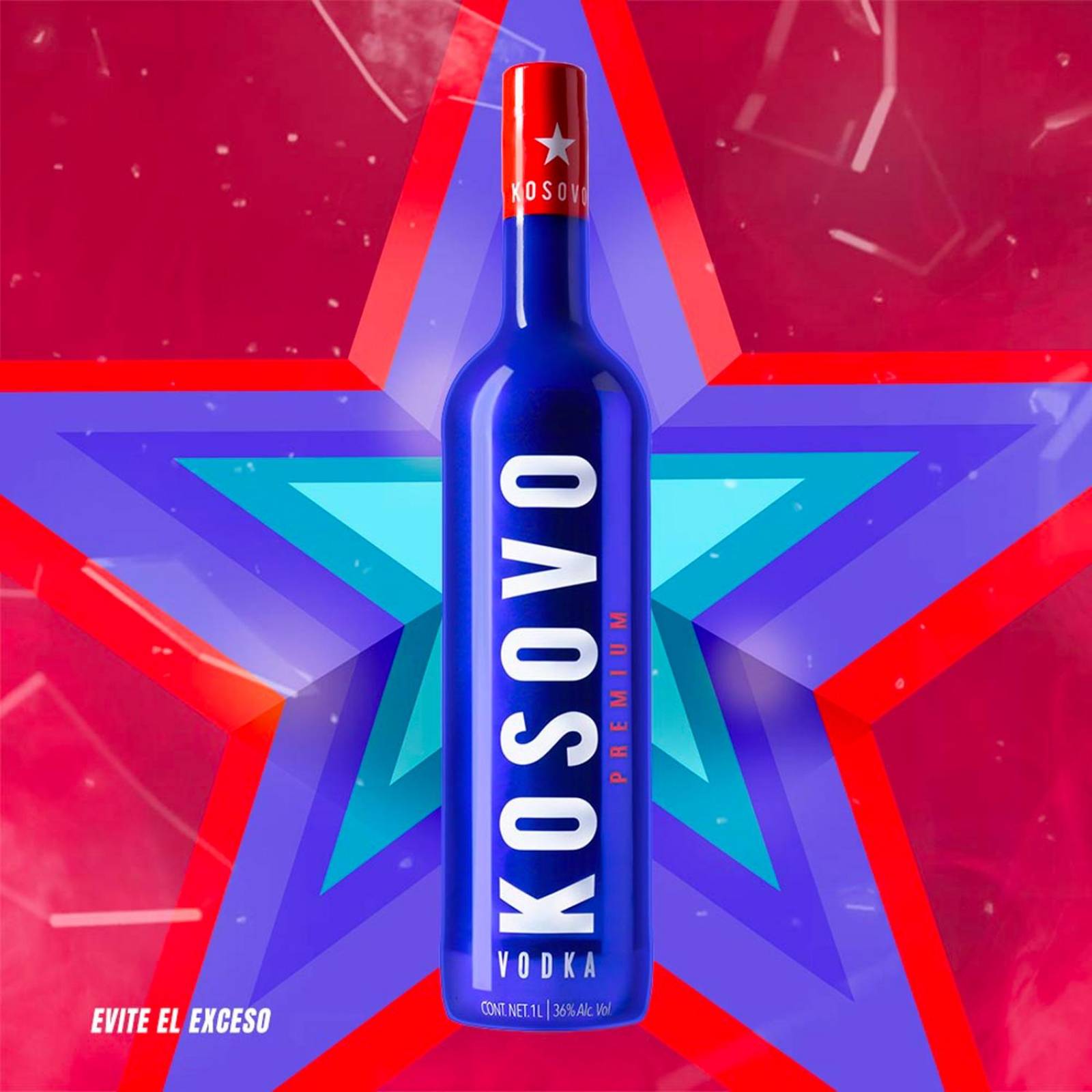 Pack de 2 Vodka Kosovo 1 L 