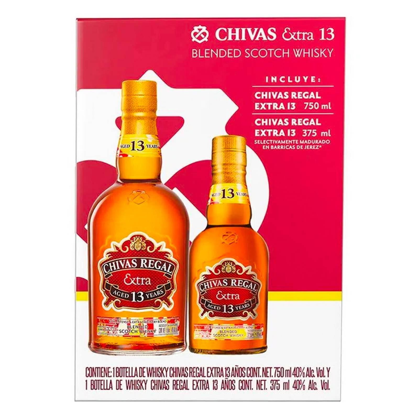 Whisky Chivas Regal Extra 13 750 ml + 375 ml