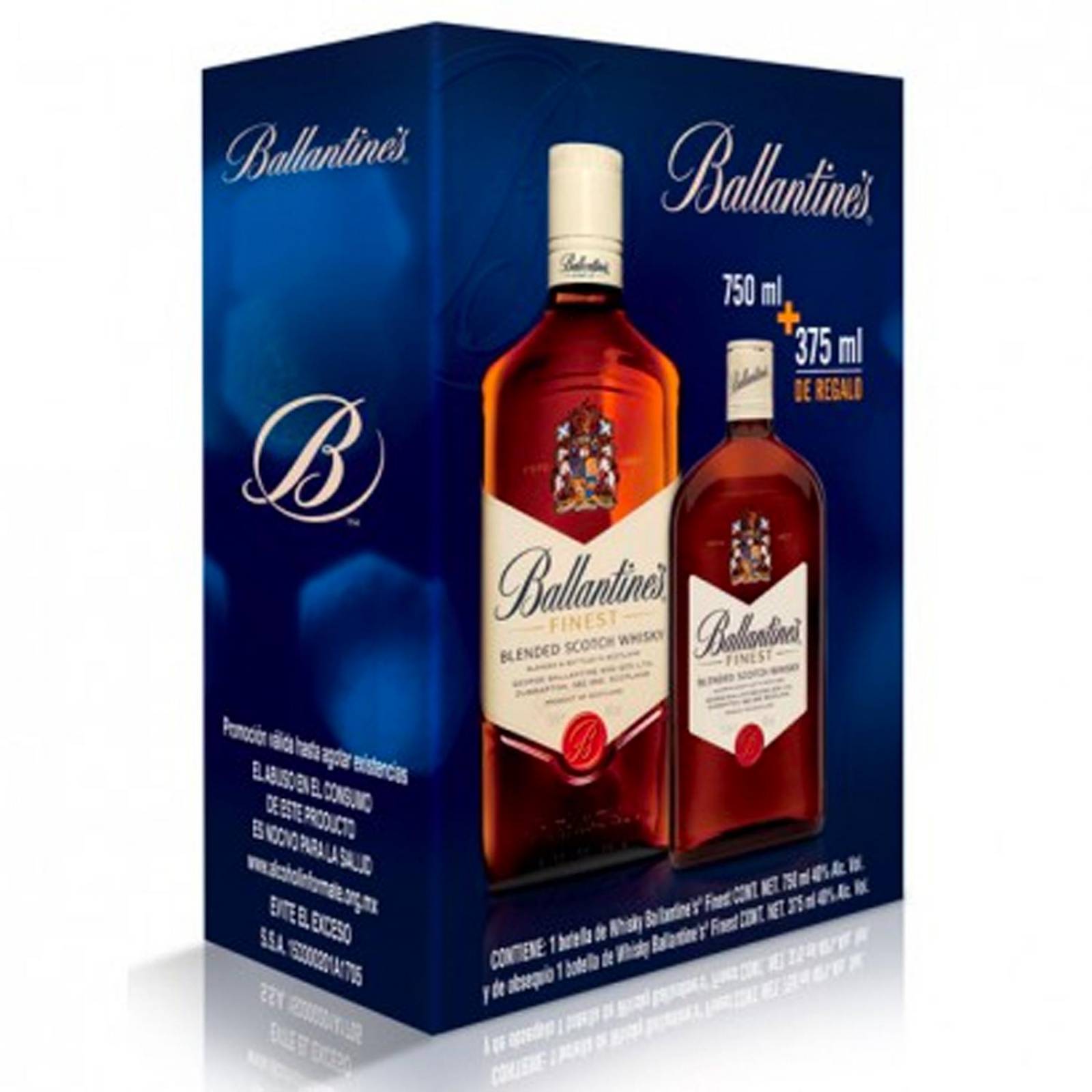 Whisky Ballantines Finest 750 ml + 375 ml 