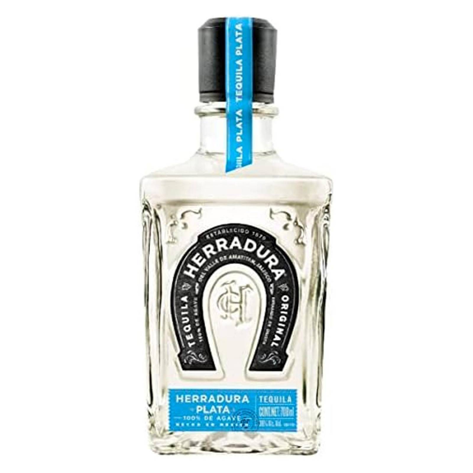 Tequila Herradura Plata 700 ml + 2 Vasos 