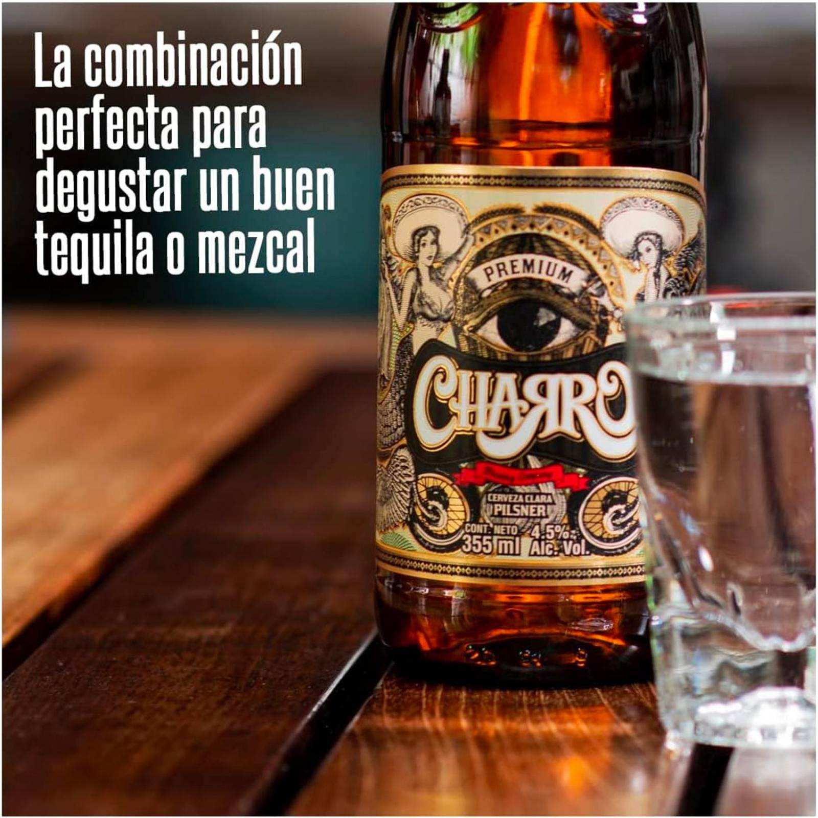 Cerveza Charro Pilsner 355 ml