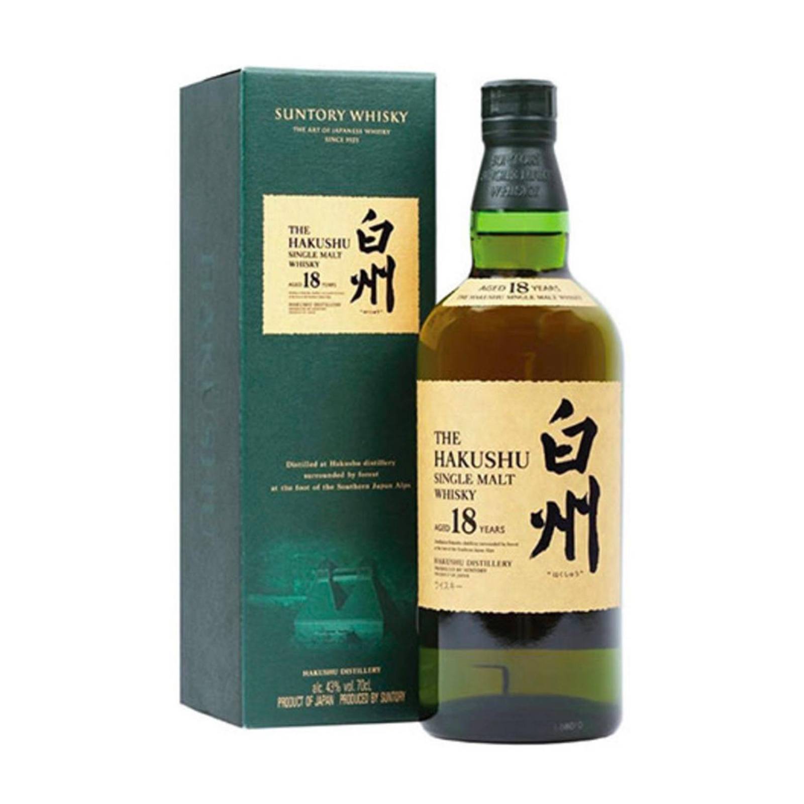 Whisky Hakushu 18 años 700 ml 