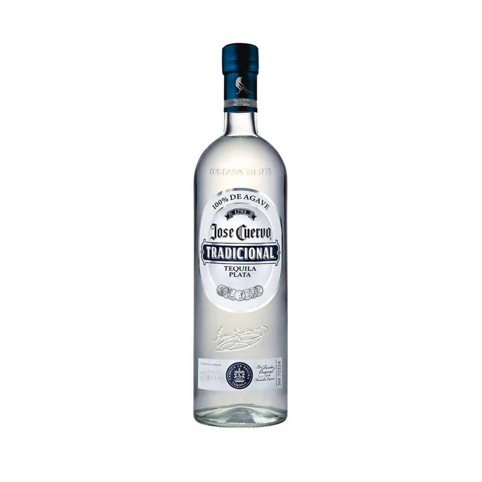 Tequila Jose Cuervo Tradicional Plata 950 ml + Licor de Ron Bacardi Mango Chile 750 ml 