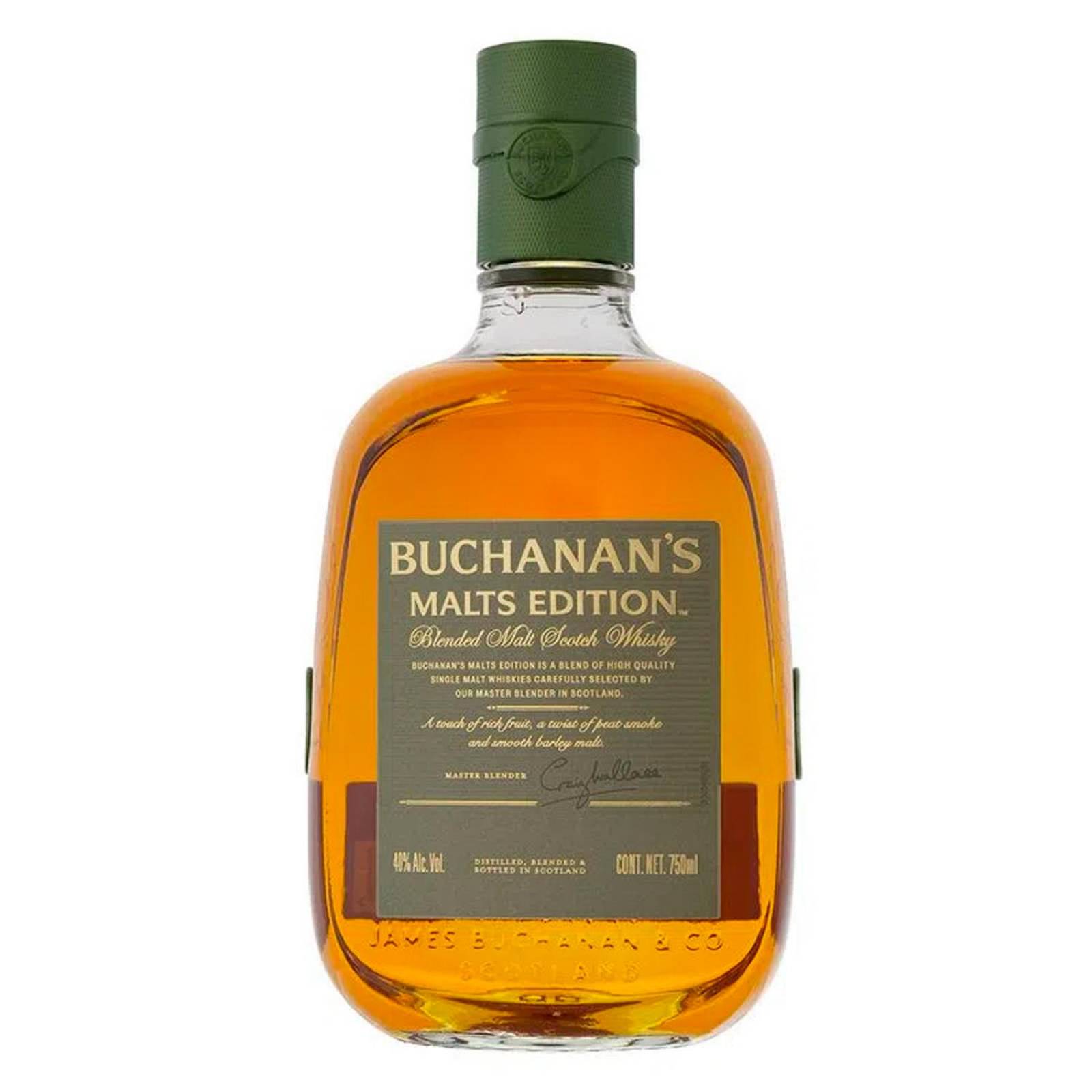 Pack de 12 Whisky Buchanans Malts Edition 750 ml 
