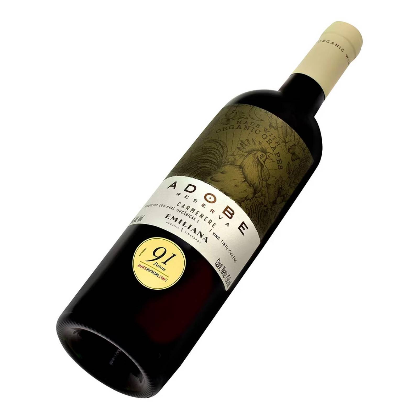 Pack de 12 Vino Tinto Adobe Carmenere Reserva 750 ml 