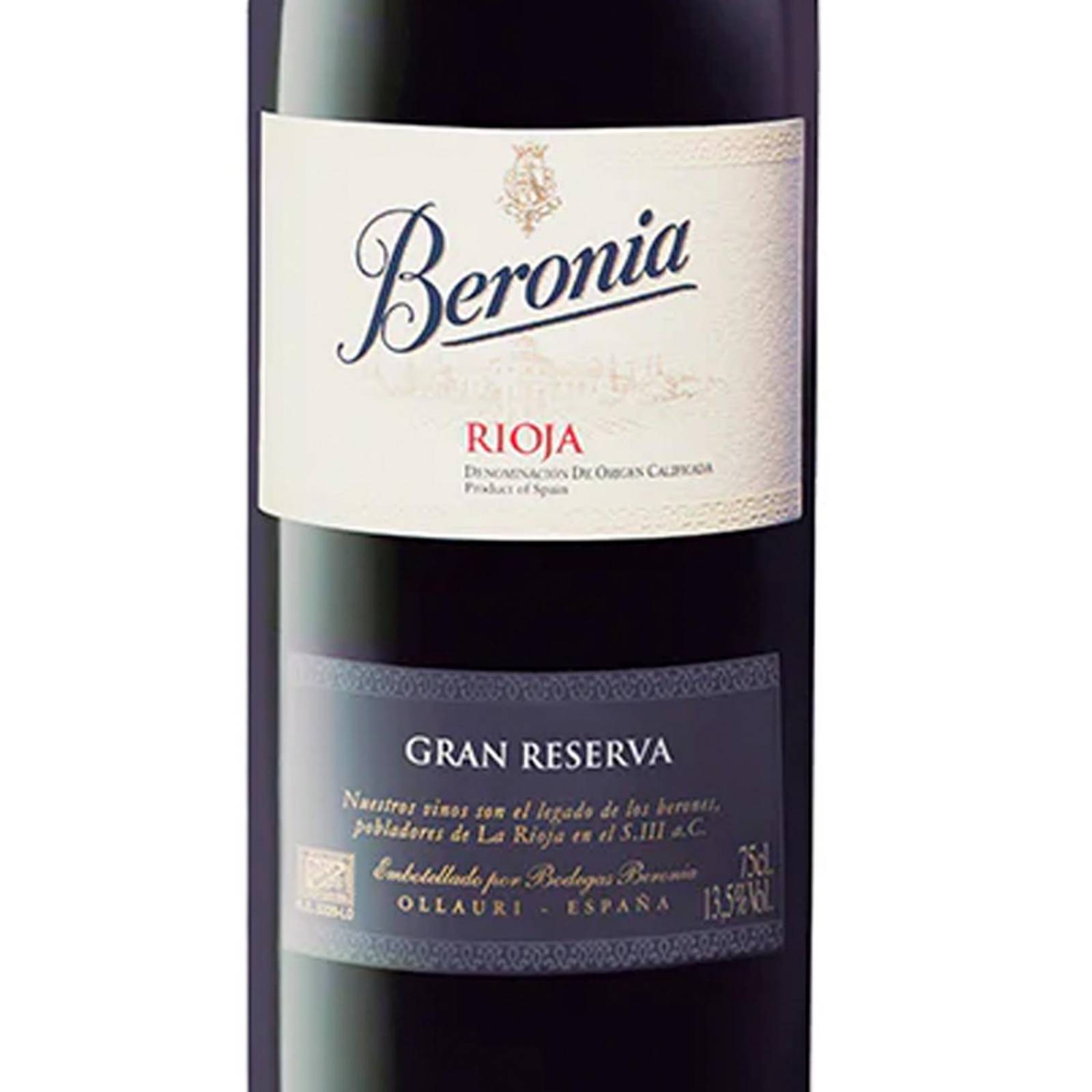 Pack de 6 Vino Tinto Beronia Gran Reserva 14.5 750 ml 