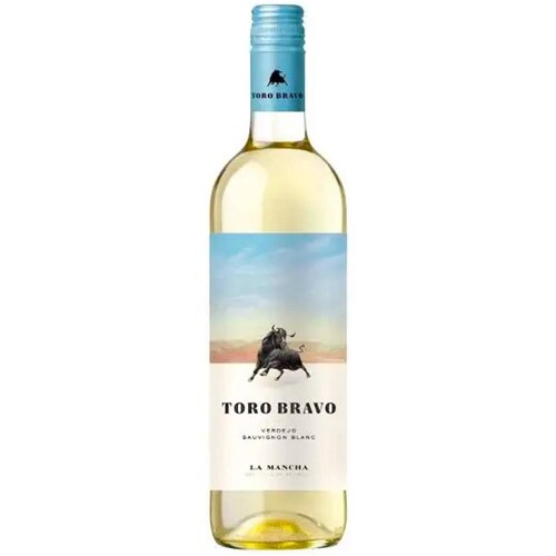 Pack de 6 Vino Blanco Toro Bravo Verdejo Sauv Blanc 750 ml 
