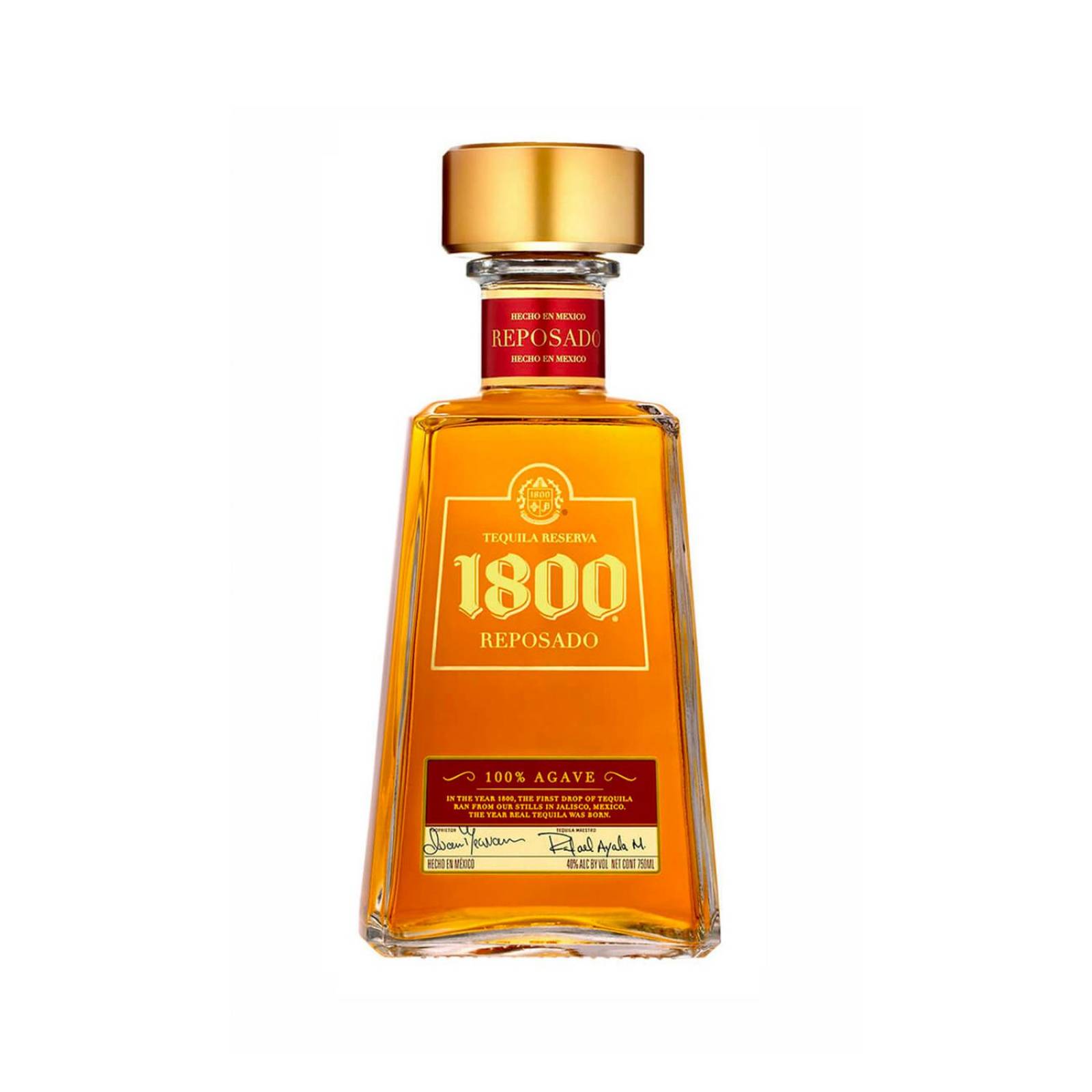 Tequila 1800 Reposado 700 ml + Whisky Black And White Blend 700 ml