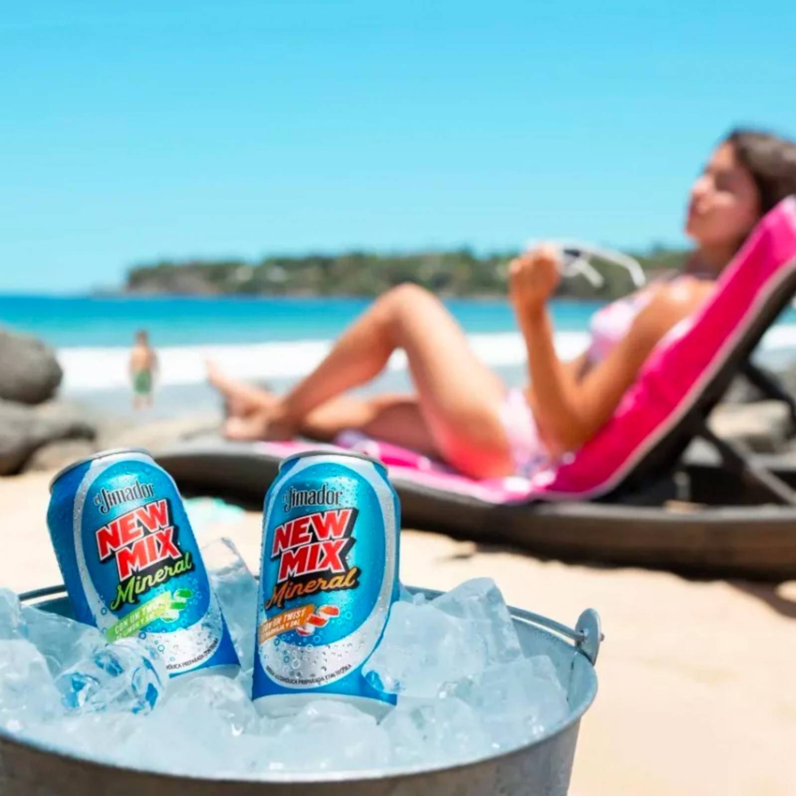 Bebida Preparada New Mix Naranja Lata 350 ml 