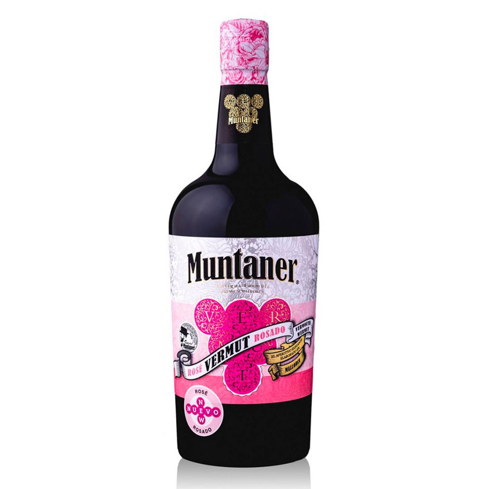 Paquete de 3 Vermouth Muntaner Rosado 750 ml 