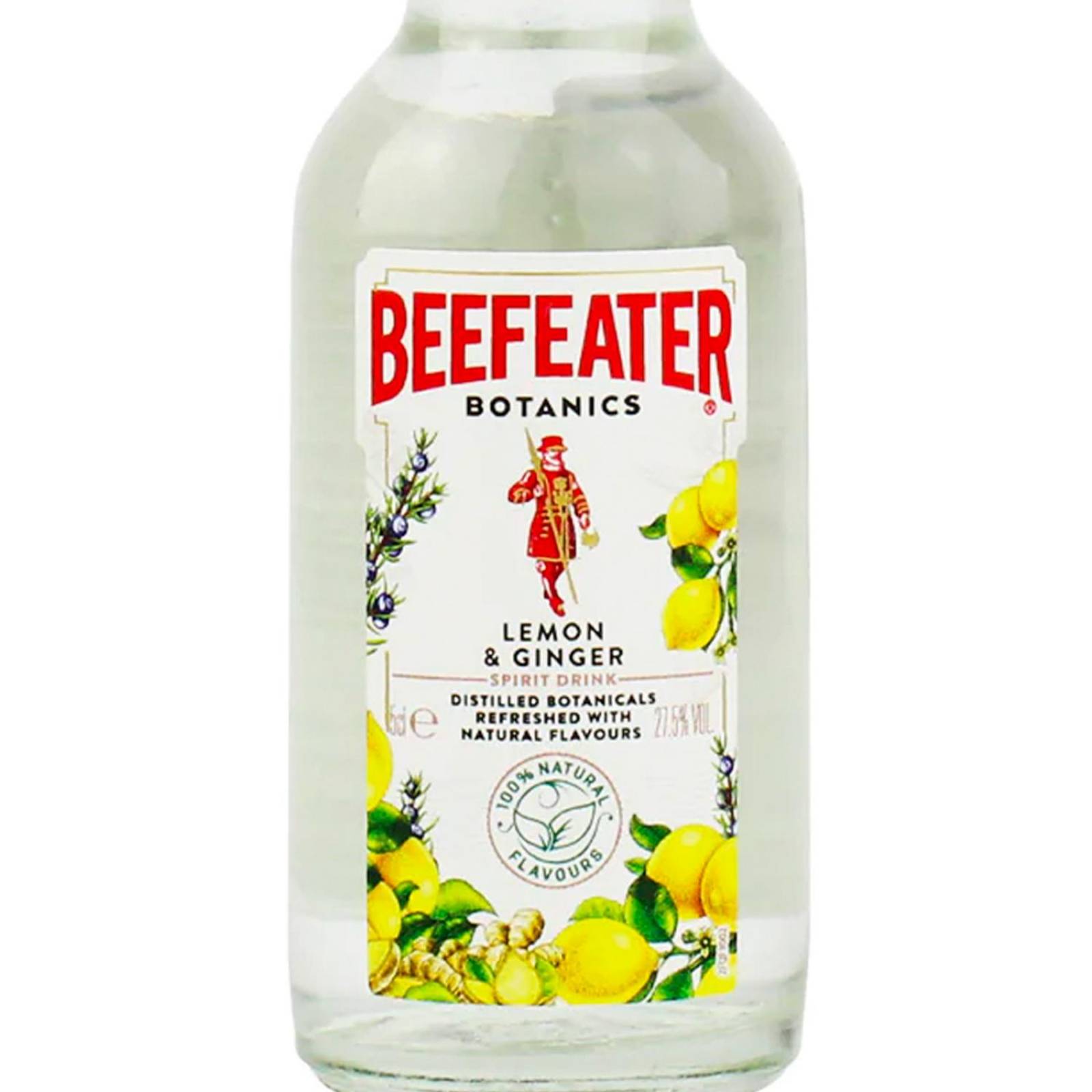Paquete de 3 Ginebra Beefeater Lemon & Ginger 50 ml 