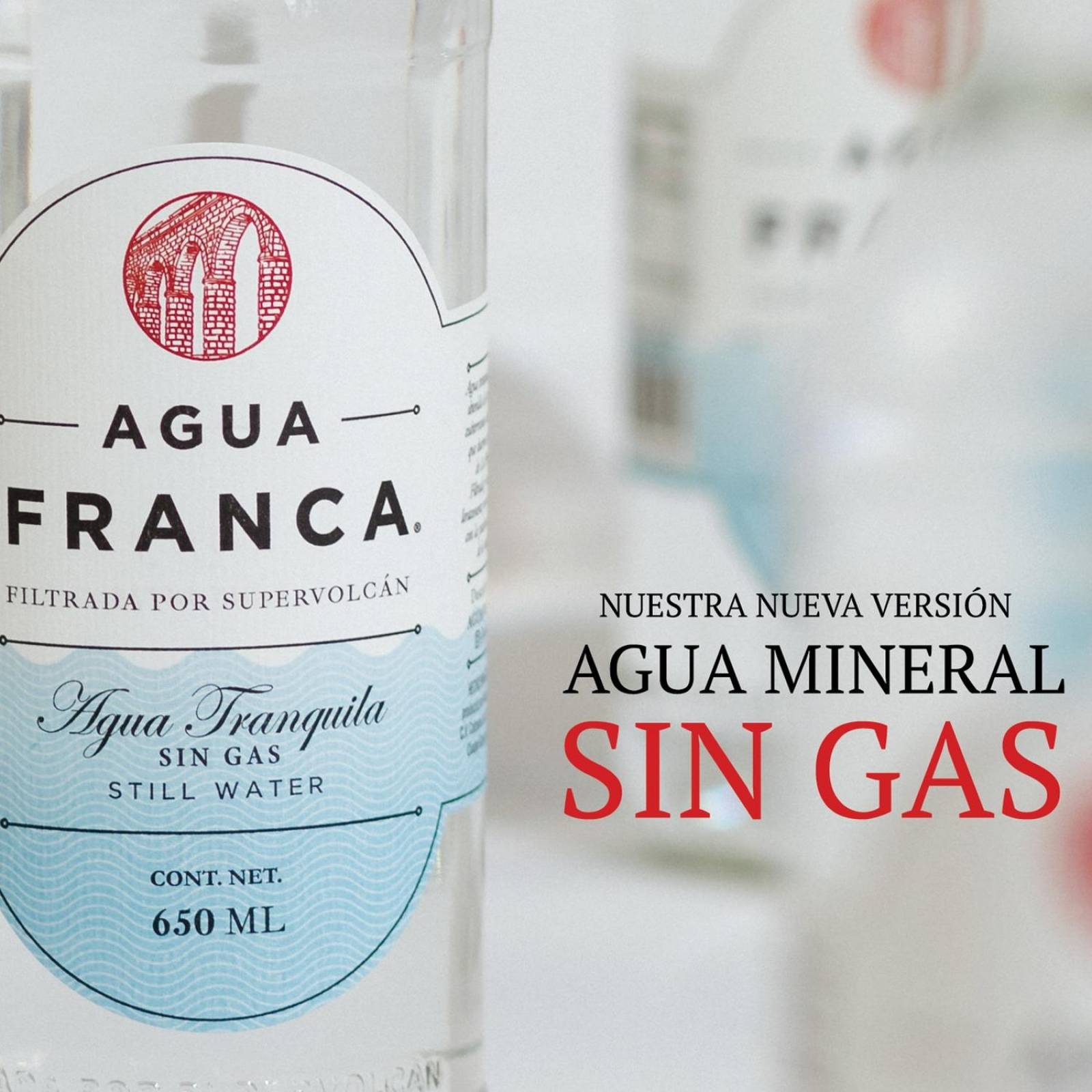 Agua Mineral Franca sin Gas 650 ml 