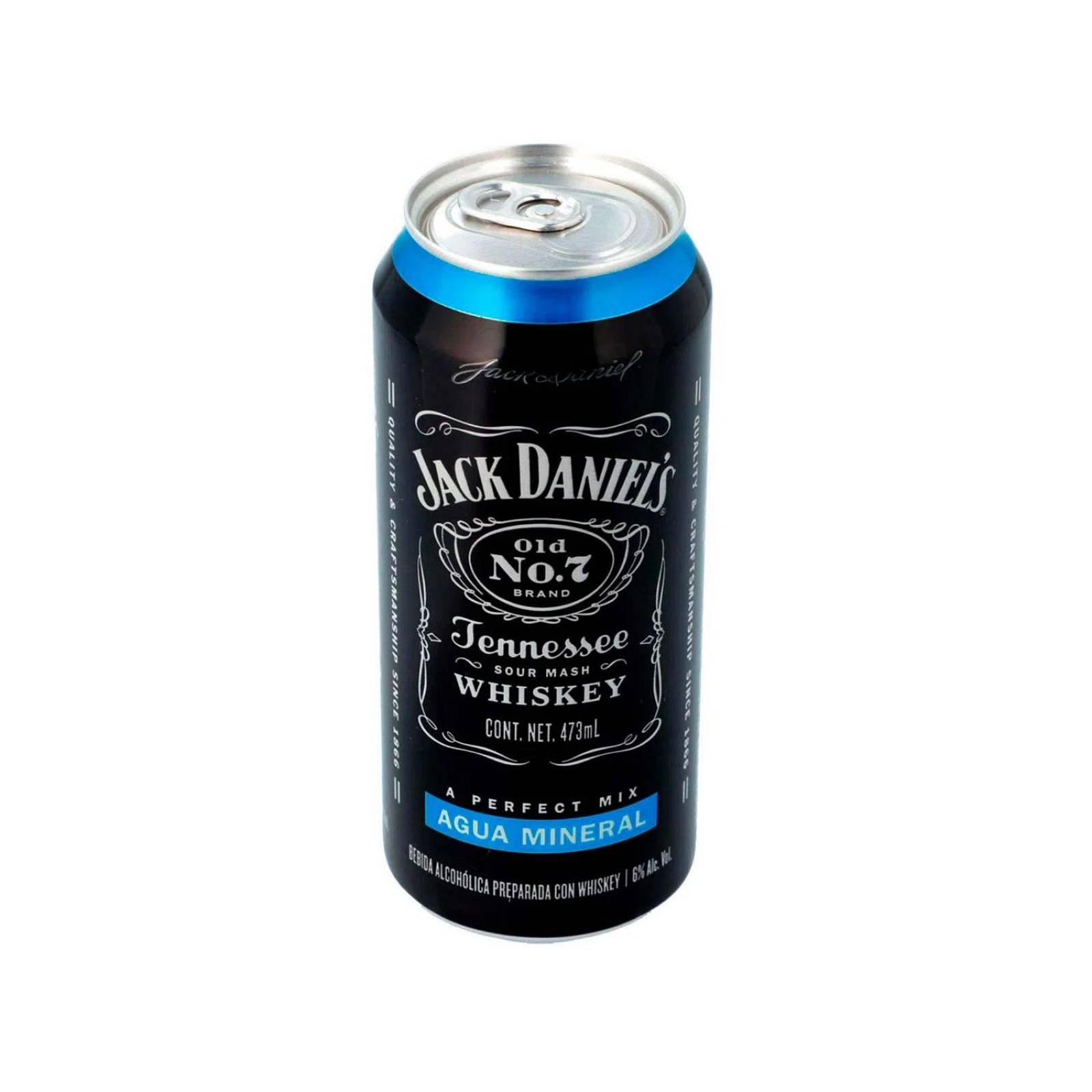 Bebida Preparada Jack Daniels Agua Mineral Lata 473 ml 