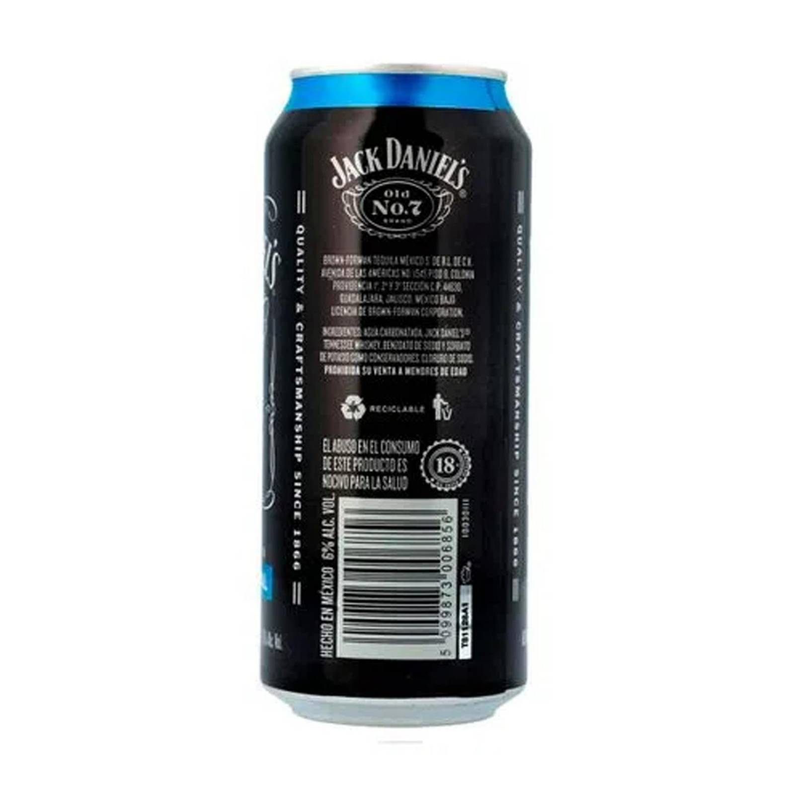 Bebida Preparada Jack Daniels Agua Mineral Lata 473 ml 