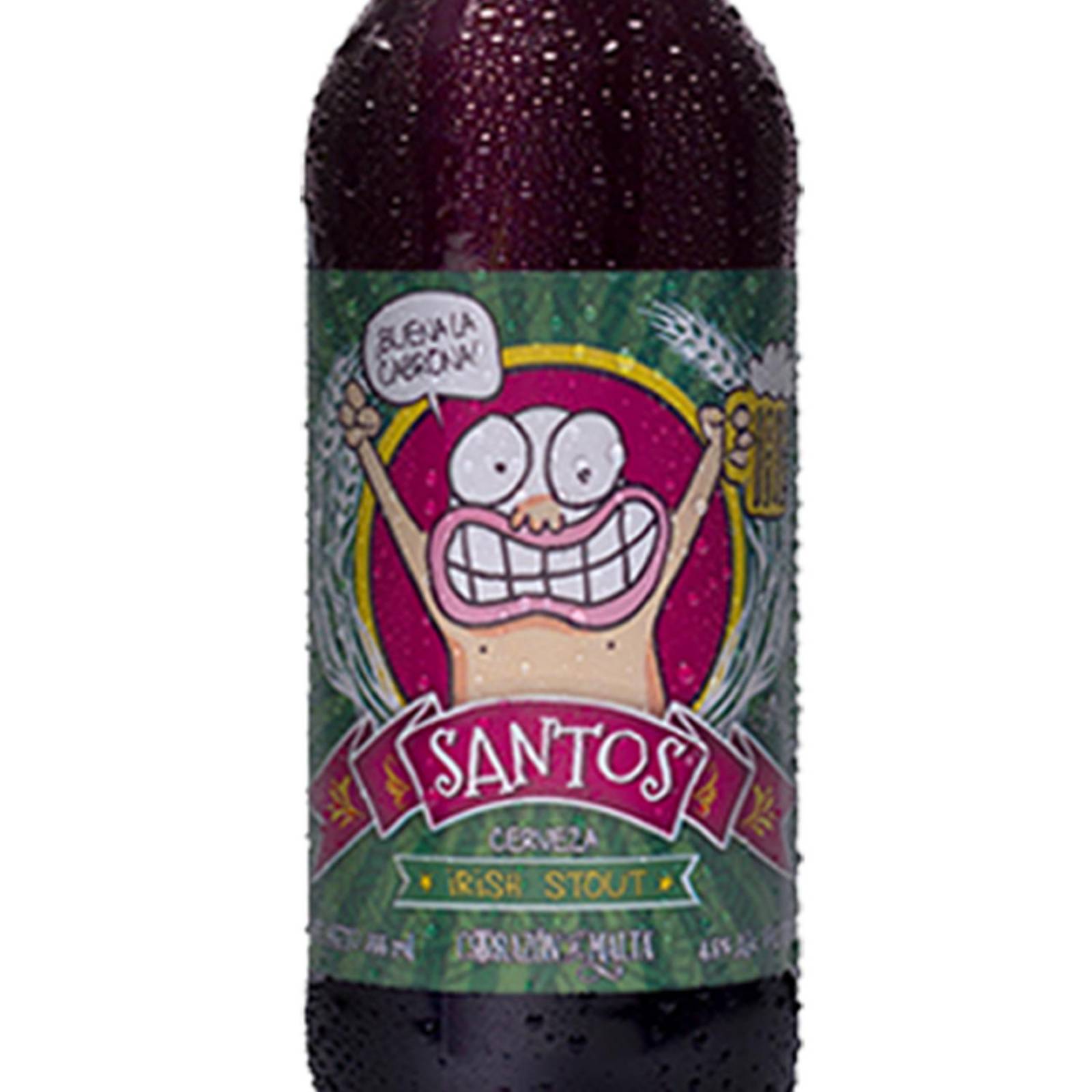 Cerveza Corazón de Malta Santos Irish Stout 355ml 
