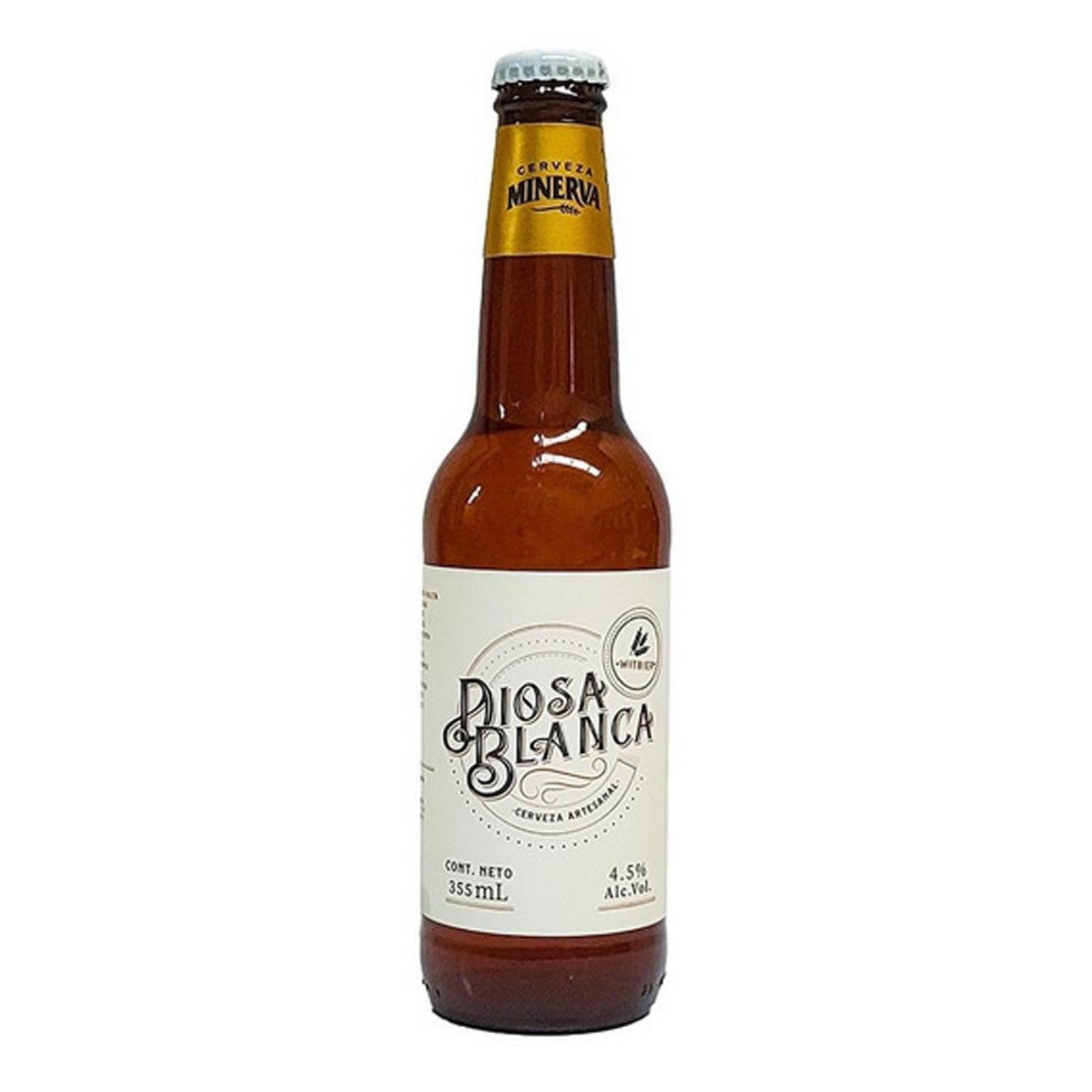 Cerveza Minerva Diosa Blanca 355 ml 