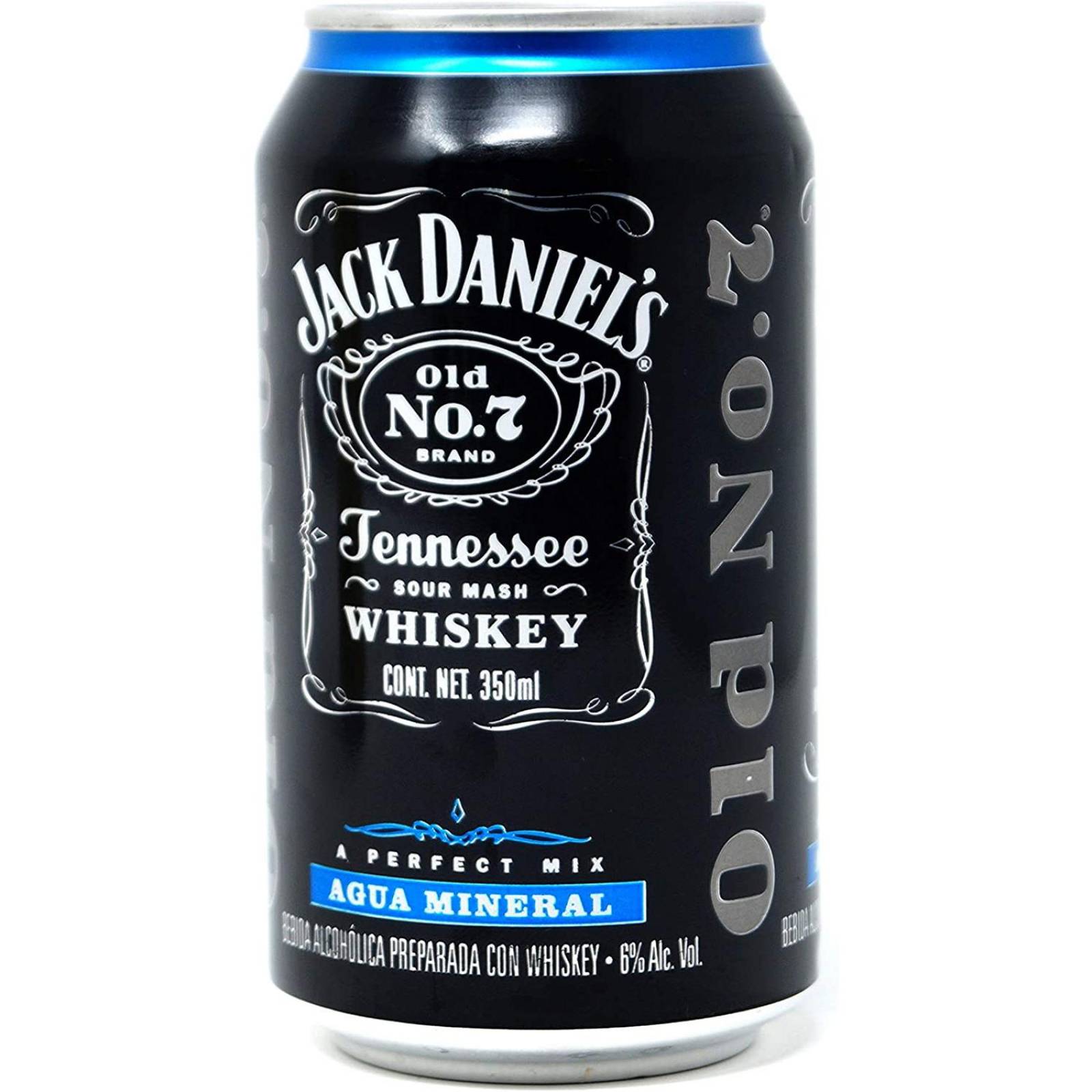 Bebida Preparada Jack Daniels Agua Mineral Lata 350 ml 