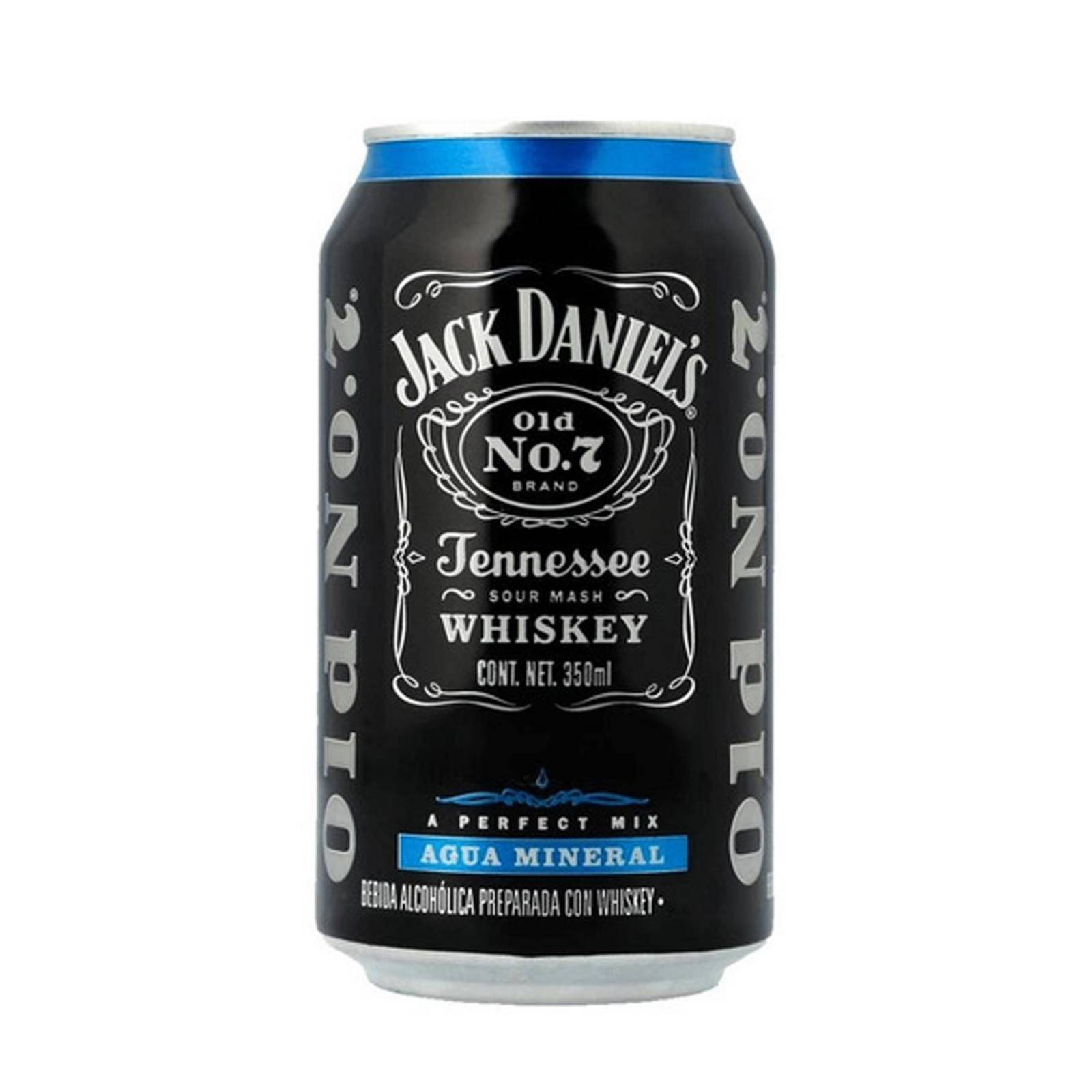 Bebida Preparada Jack Daniels Agua Mineral Lata 350 ml 
