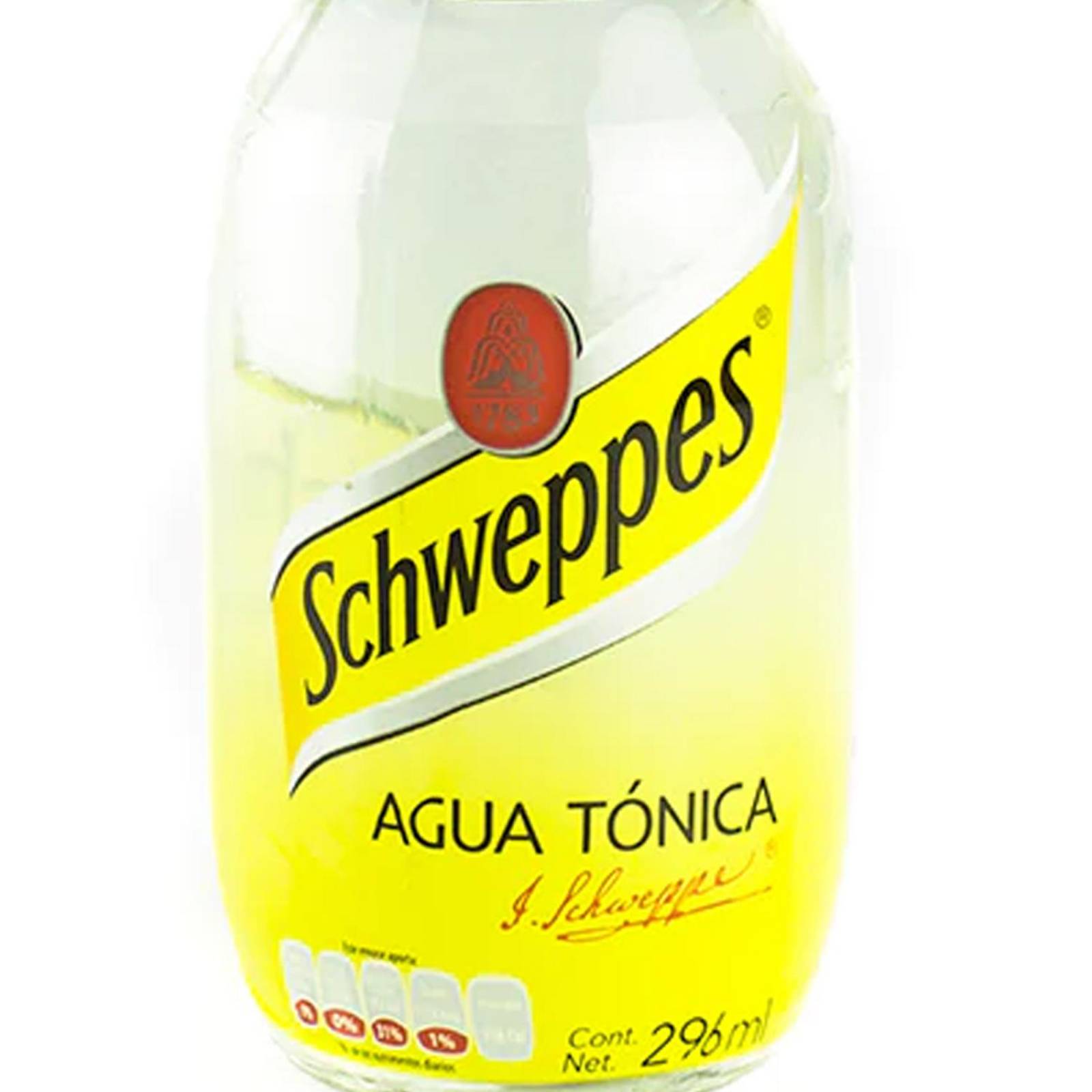 Agua Tónica Schweppes 296 ml 